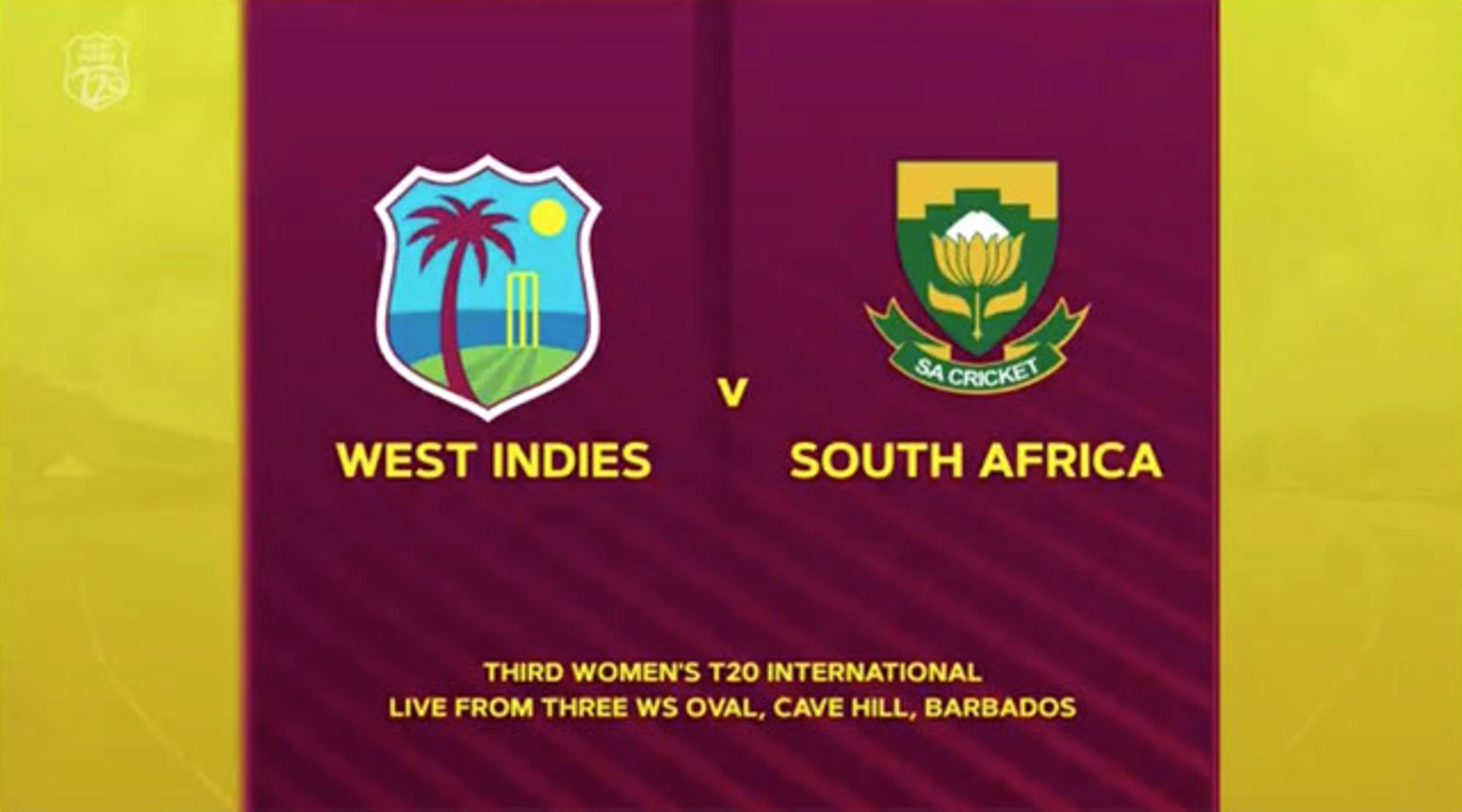 West Indies W v South Africa W | Match Highlights | 3rd T20