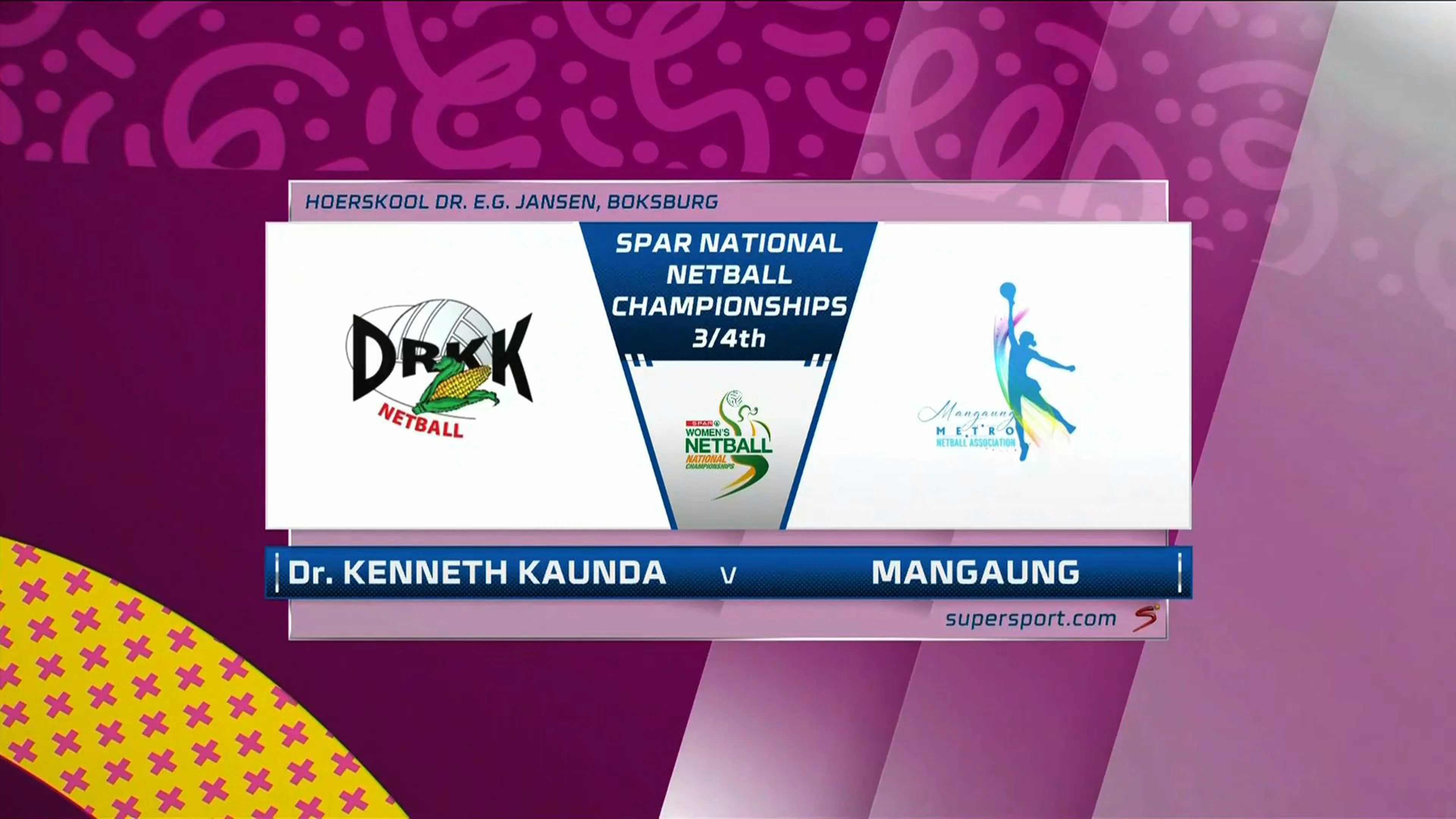 Dr Kenneth Kaunda v Mangaung | Senoir Play-off Highlights | Spar National Netball Championship