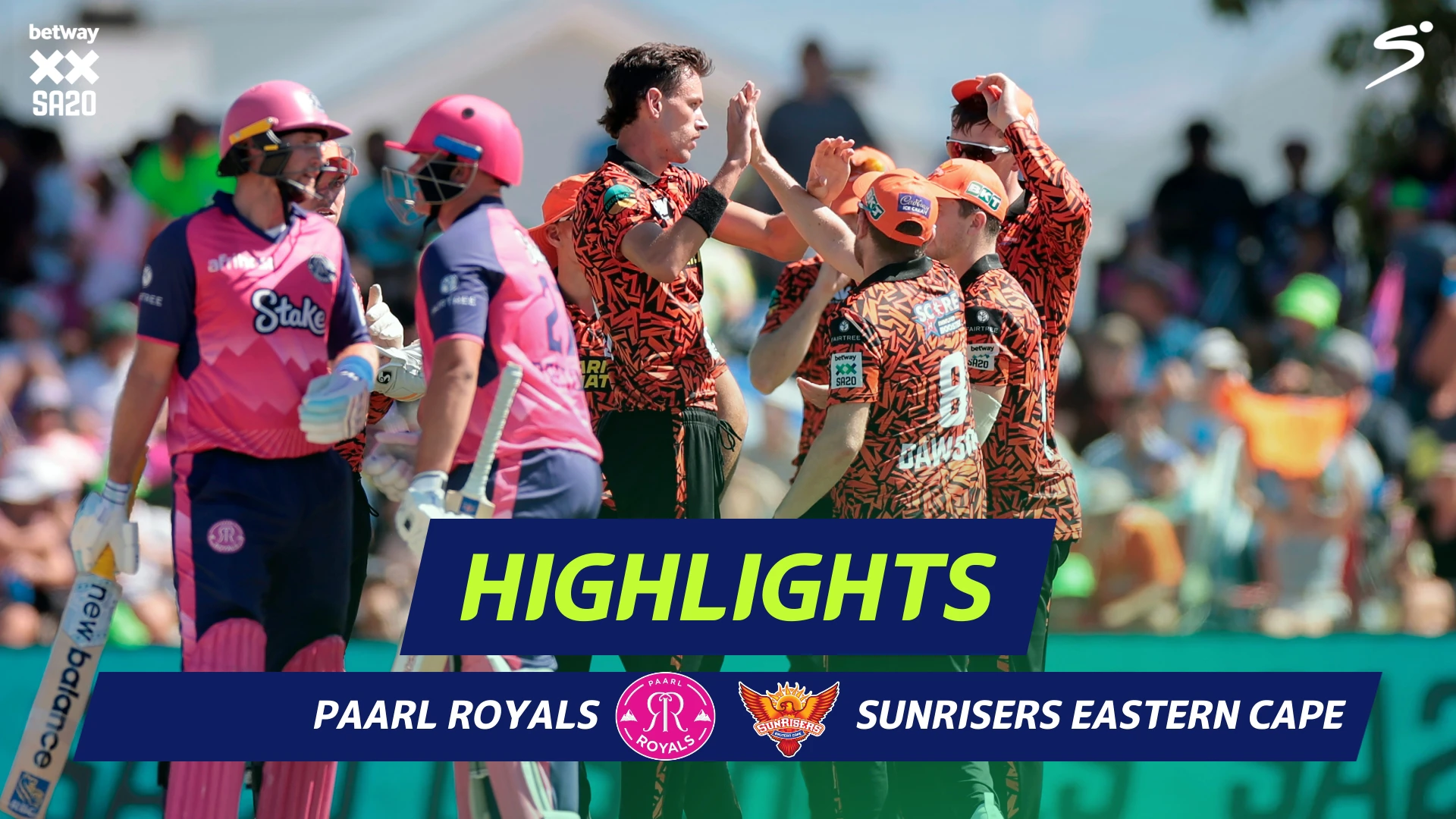 Paarl Royals v Sunrisers Eastern Cape | Short Highlights | Betway SA20