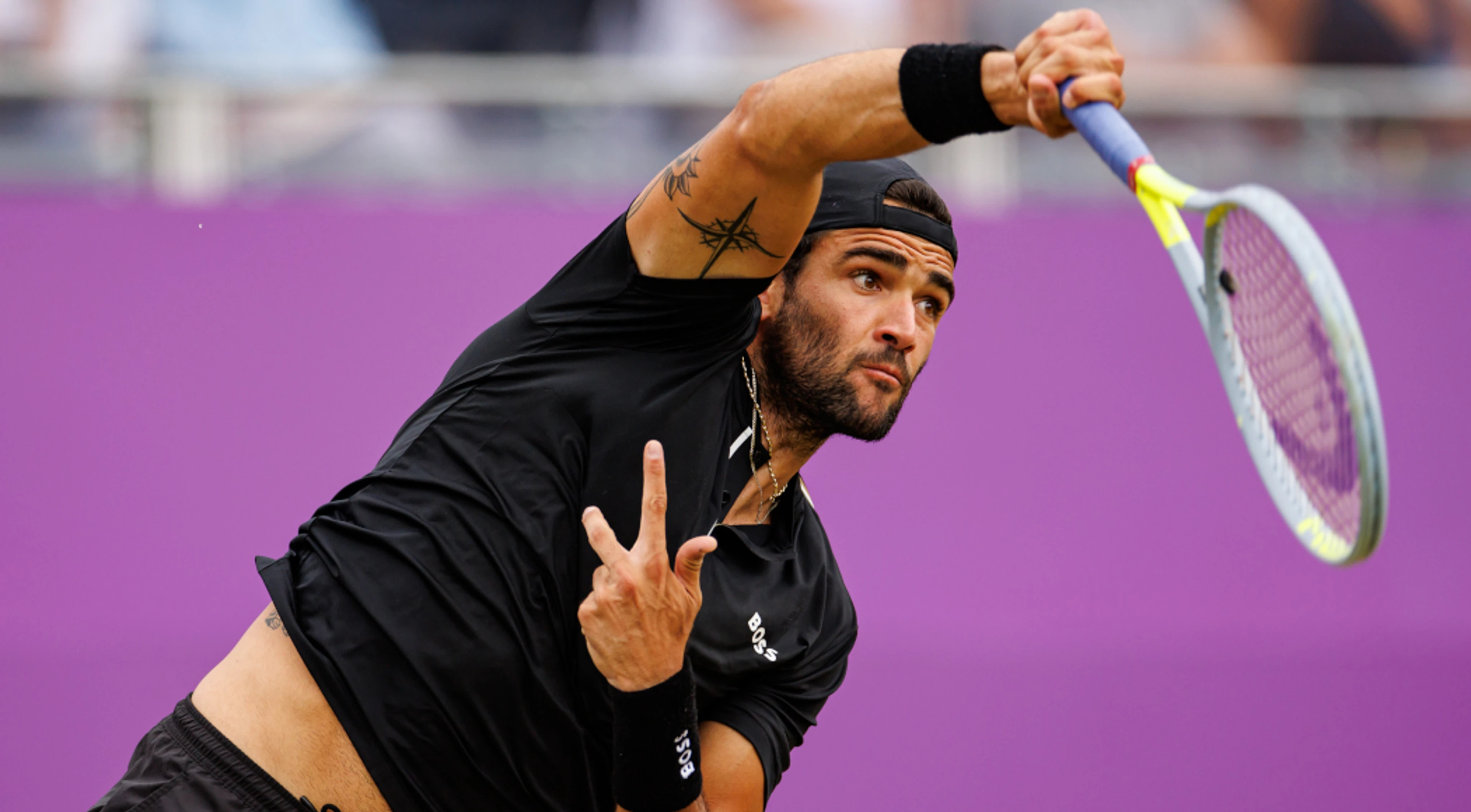 Berrettini will face Krajinovic in Queen’s final
