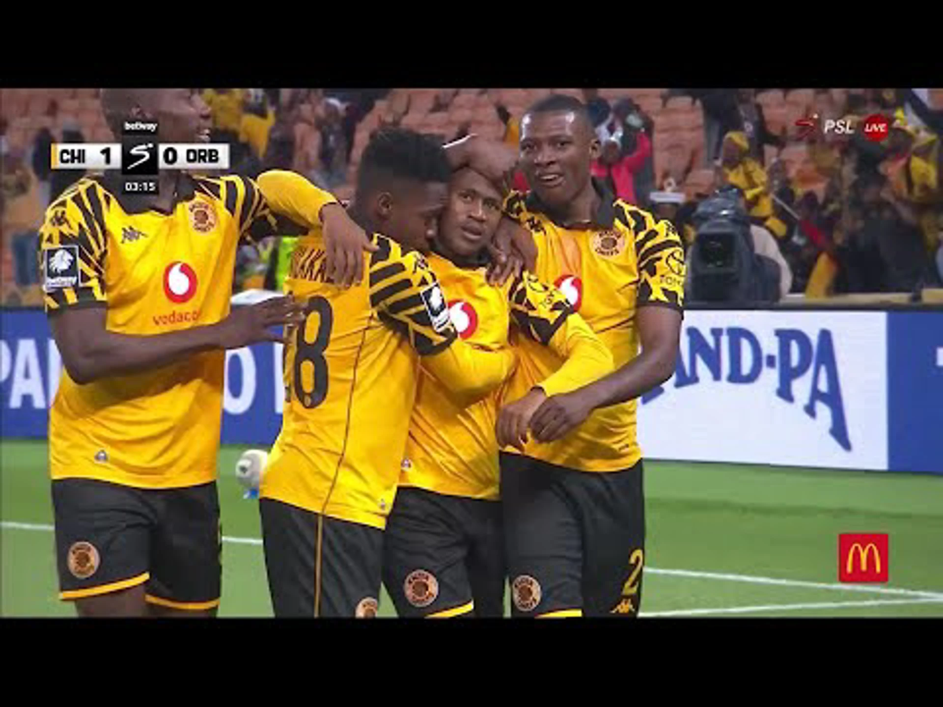 Mduduzi Shabalala | 4ᵗʰ Minute Goal v Orbit College