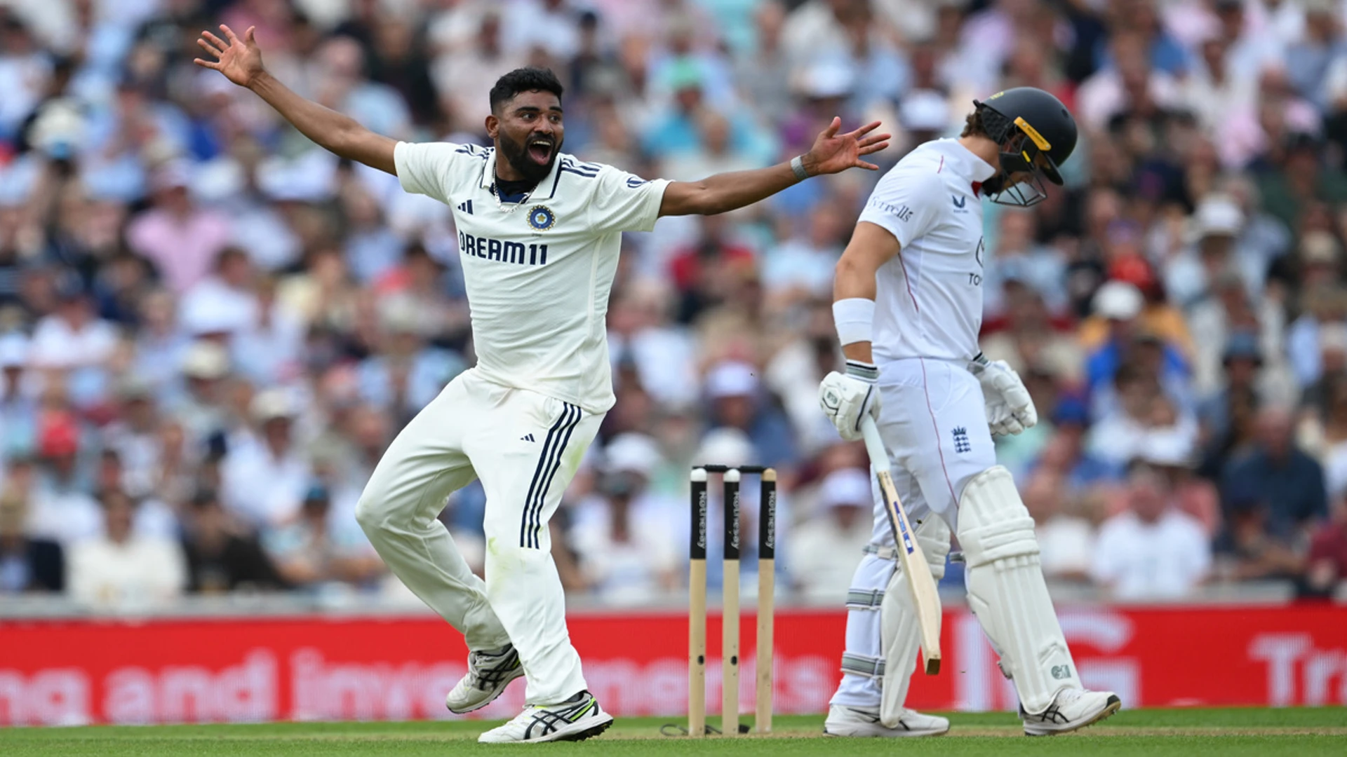DAY 2: India's Krishna and Siraj rock England in series finale