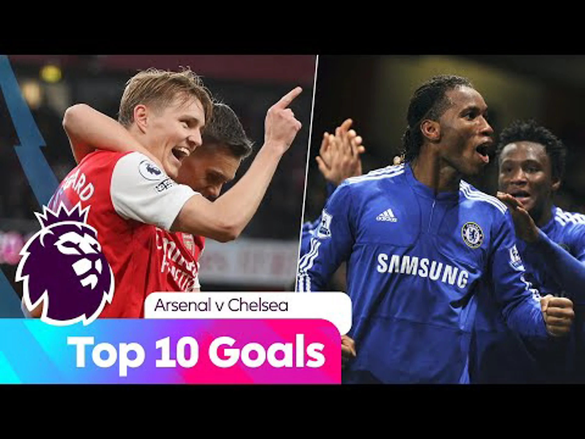 Top Ten Goals | Chelsea vs Arsenal | Premier League