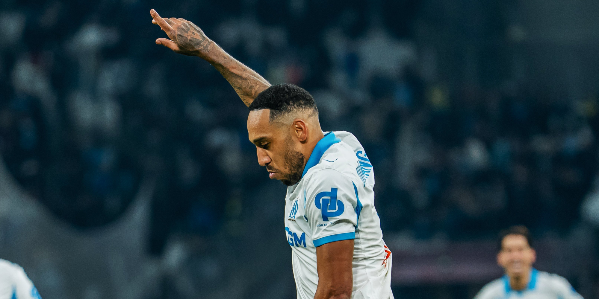 Aubameyang strikes twice as Marseille edge Lyon in Ligue 1