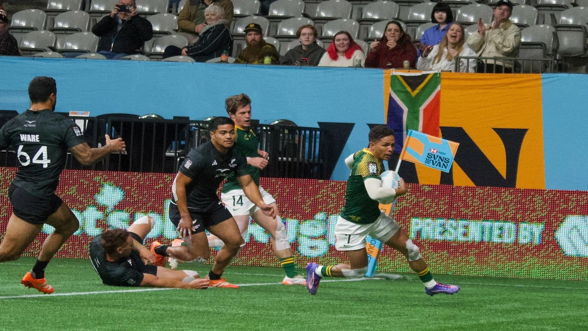 Blitzboks open with gutsy win over New Zealand