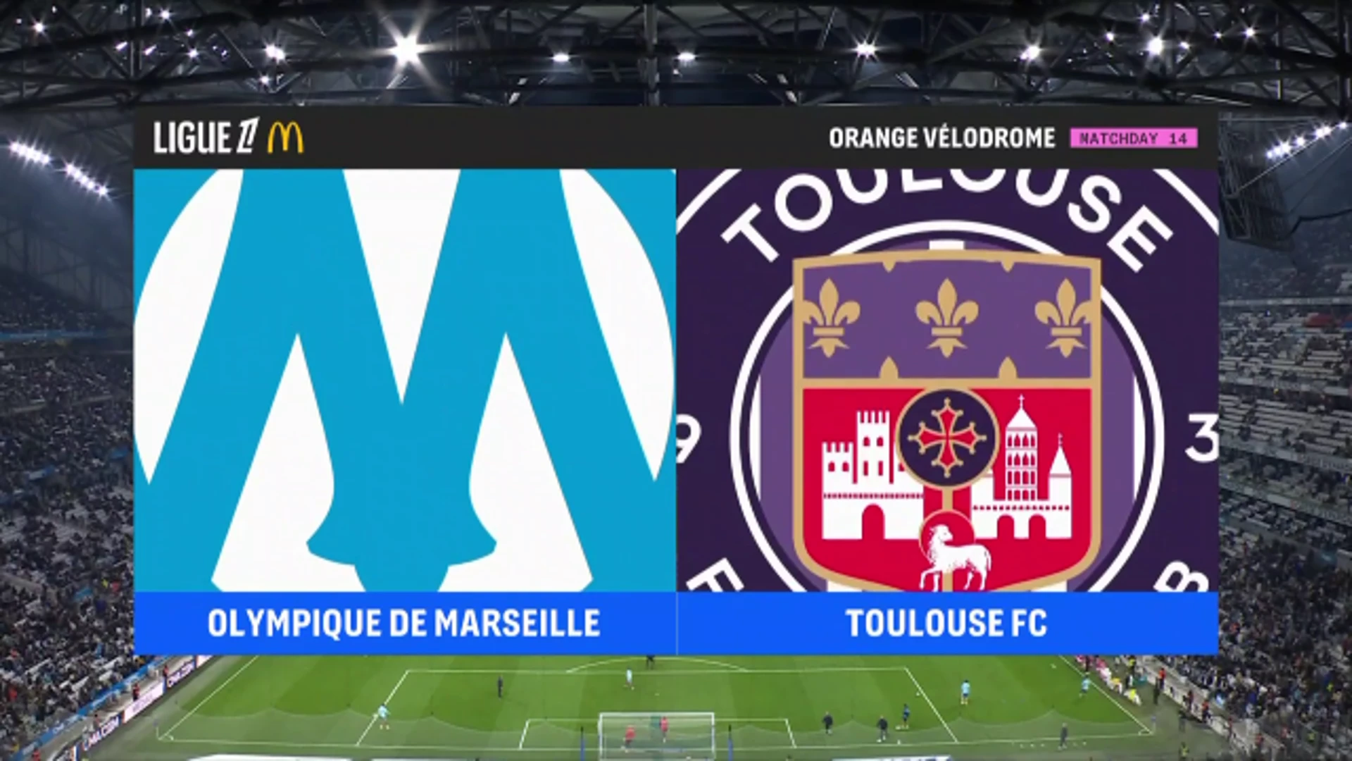 Olympique Marseille v Toulose | Match Highlights | French Ligue 1