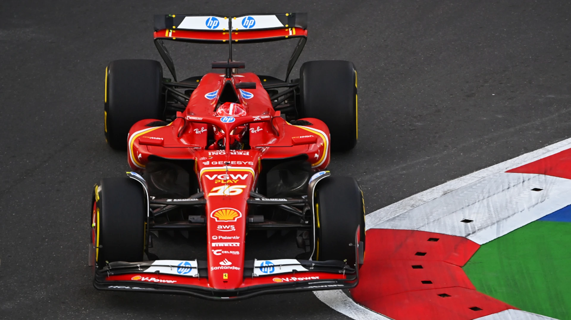 Leclerc bounces back from crash to top practice times