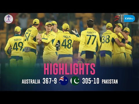 Australia V Pakistan | Match Highlights | ICC Cricket World Cup ...