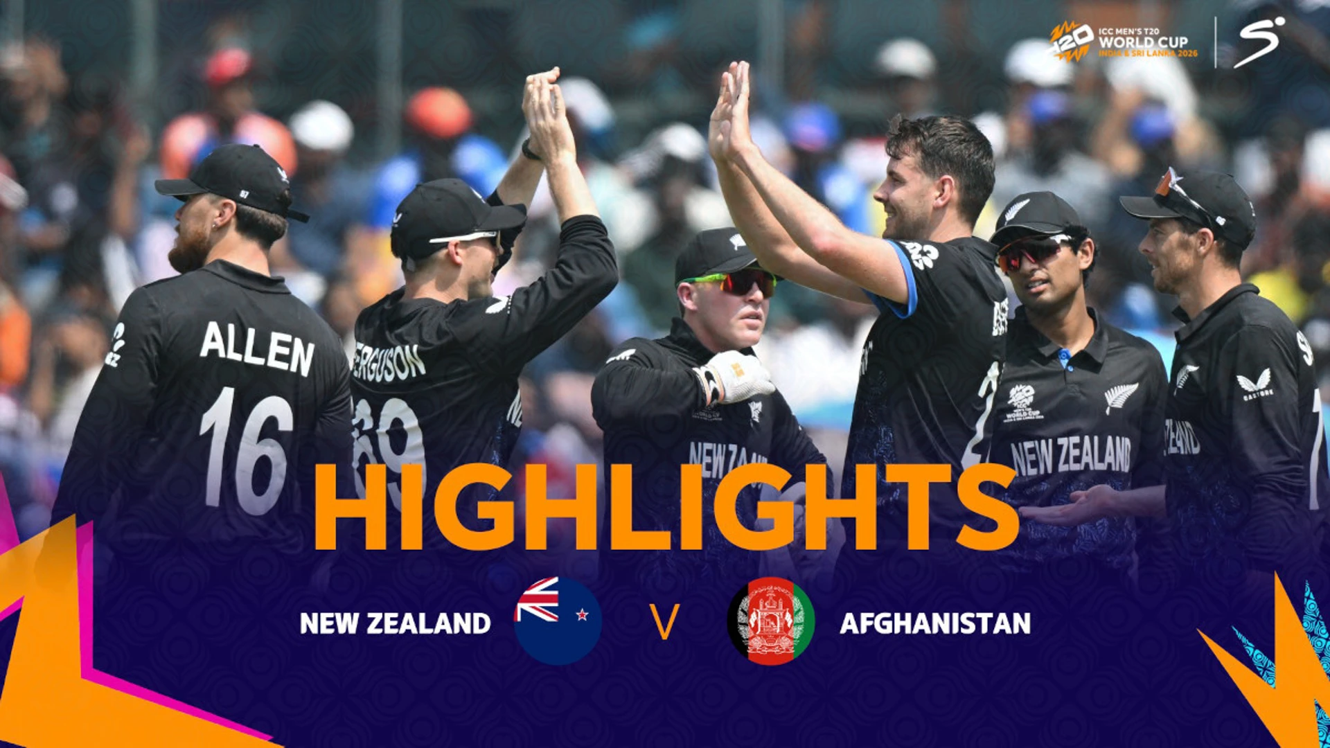 New Zealand v Afghanistan | Match Highlights | ICC T20 World Cup Group D