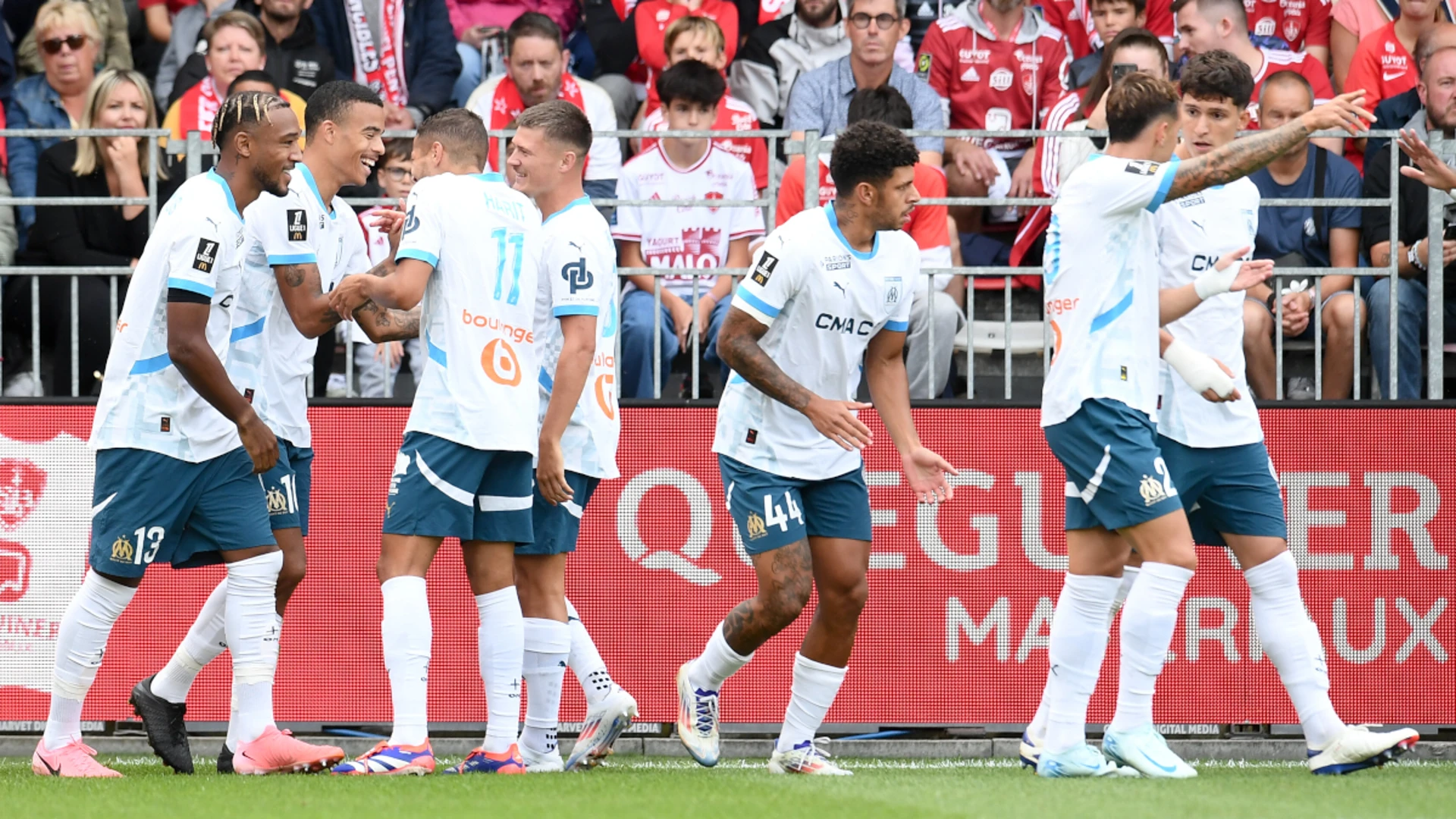 Greenwood scores twice on debut as Marseille make winning start