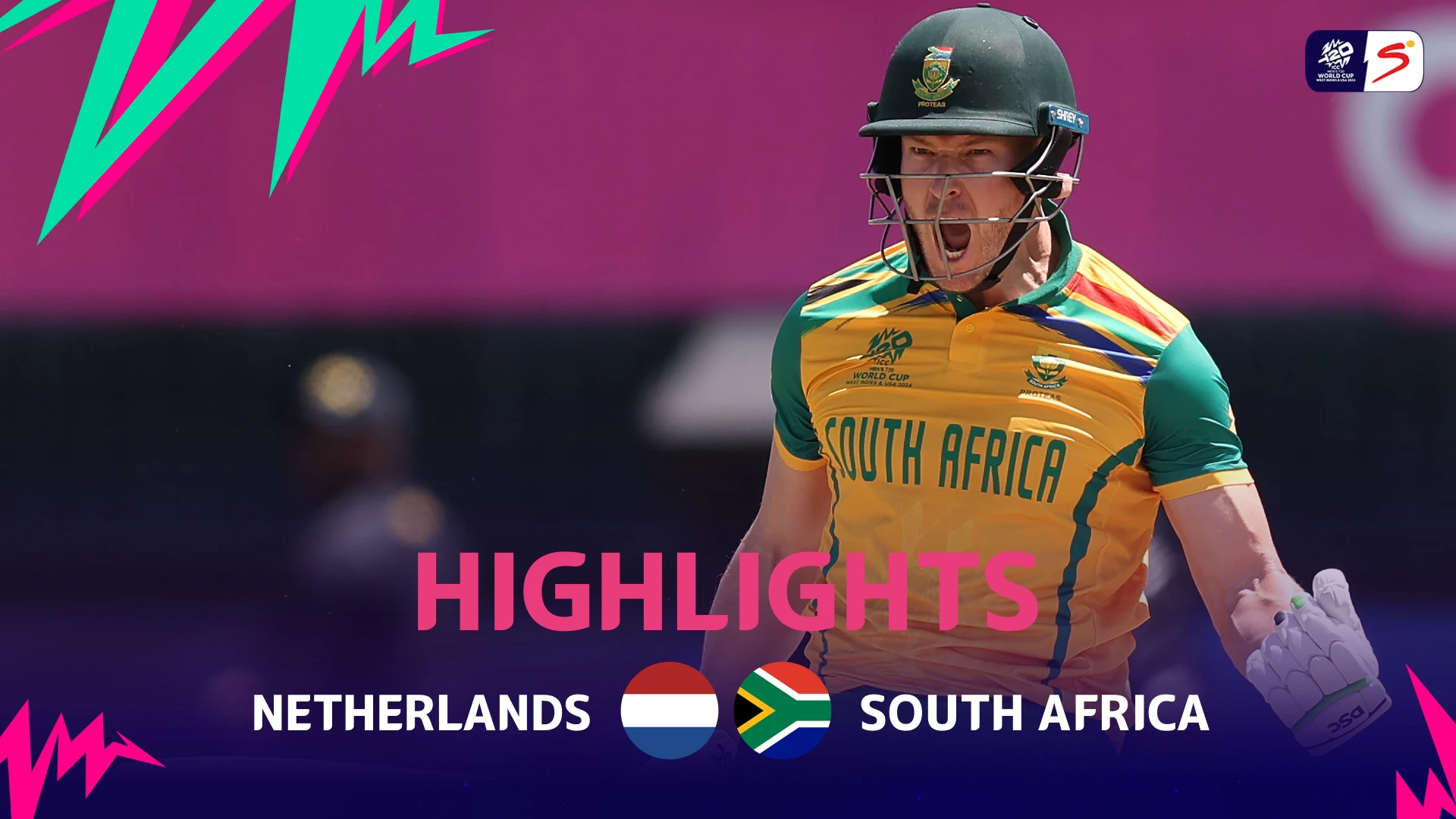 Netherlands v South Africa | Match Highlights | ICC T20 World Cup Group D