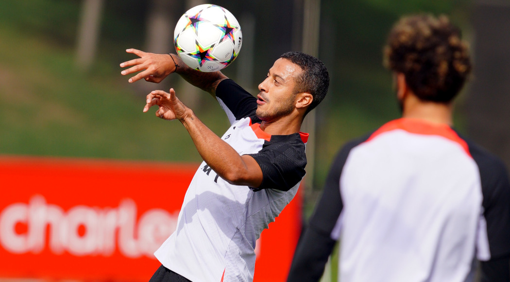 Thiago back for Liverpool ahead of Napoli test