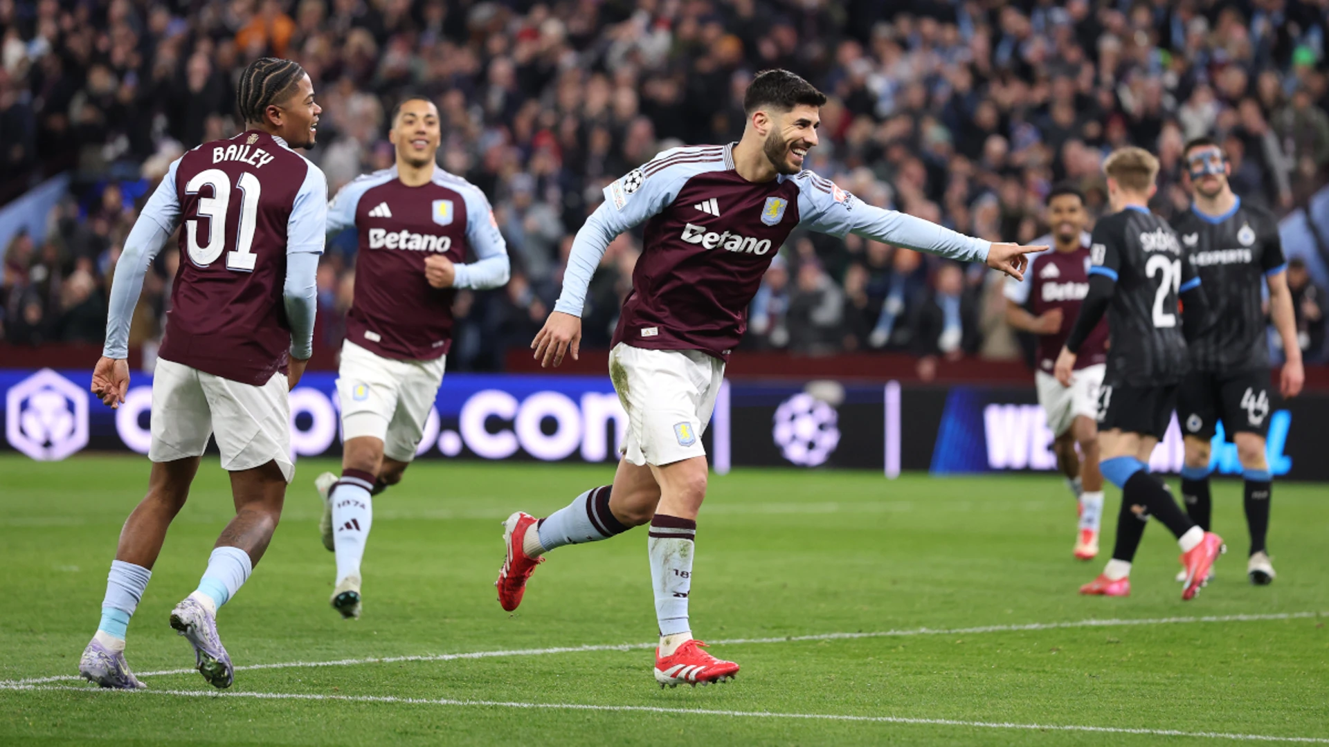 Asensio stars as Villa beat Brugge to book PSG showdown