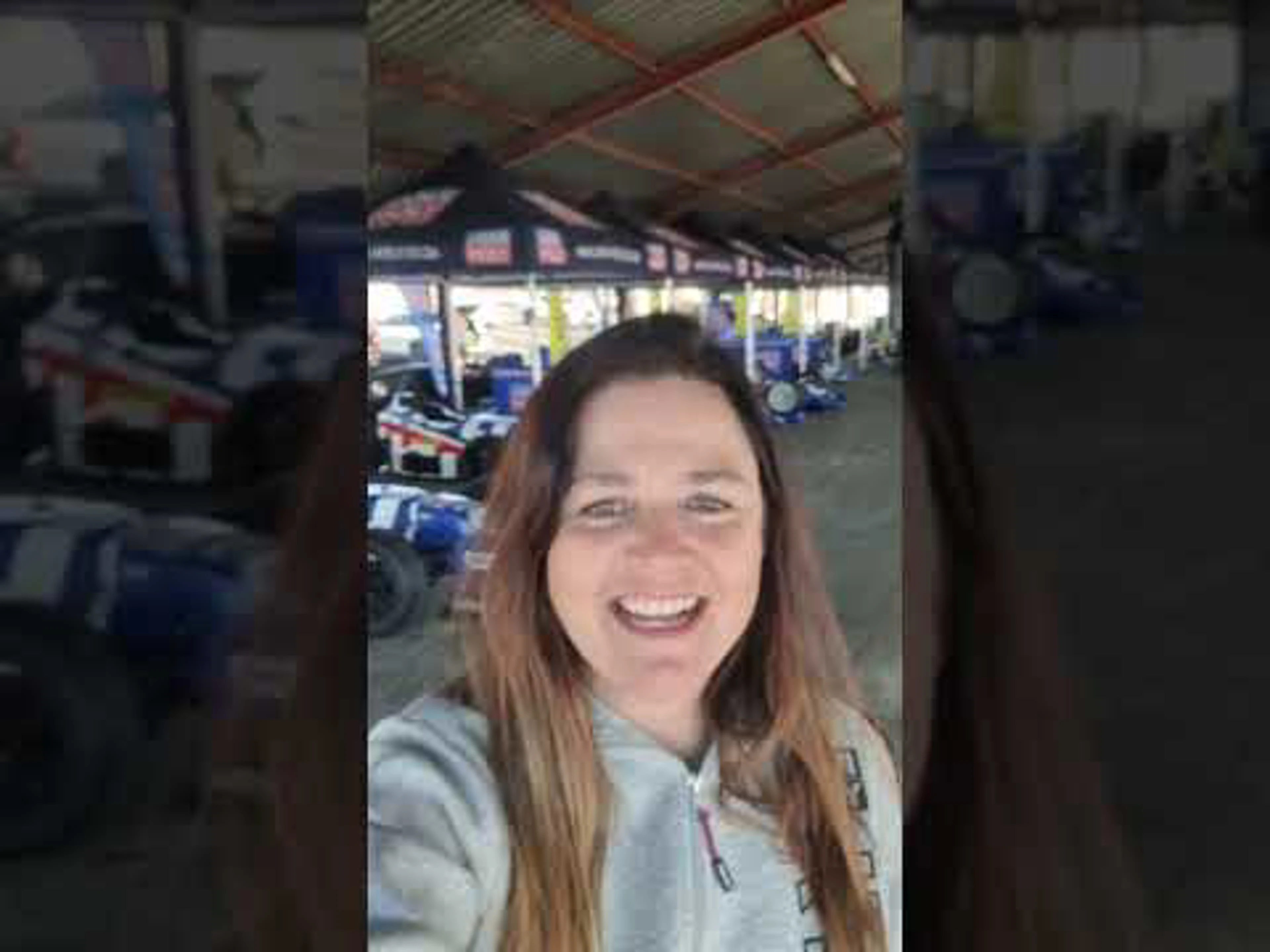 Fabienne Lanz, SA's female Racing Driver wishing Banyana well ahead of their clash with Tanzania.