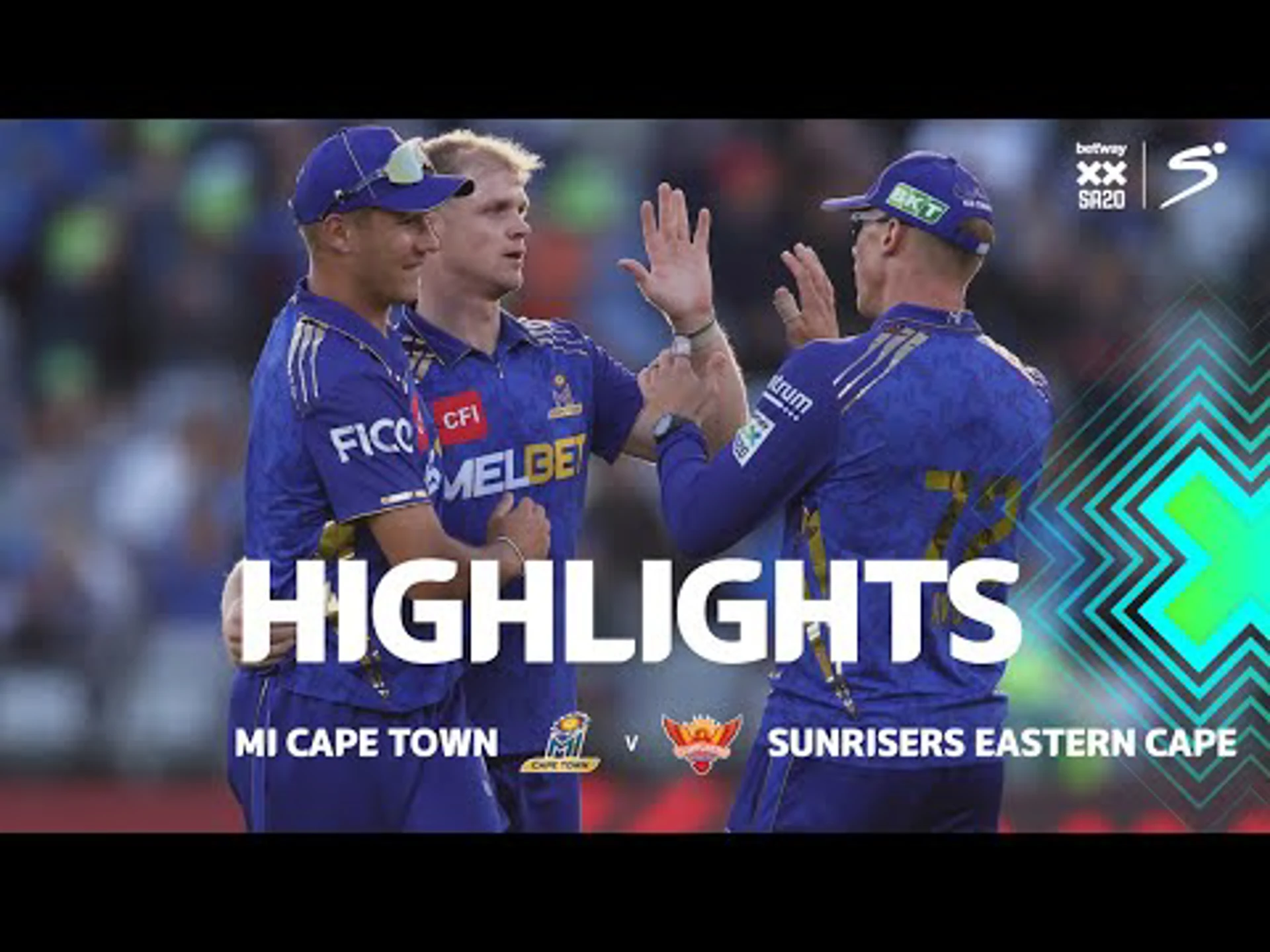 MI Cape Town v Sunrisers E Cape | Short Highlights | Betway SA20