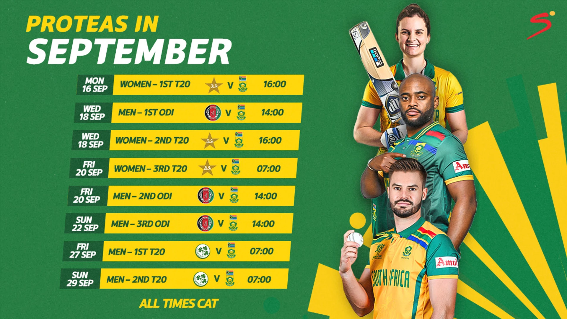 ALL YOU NEED TO KNOW: The Proteas in September