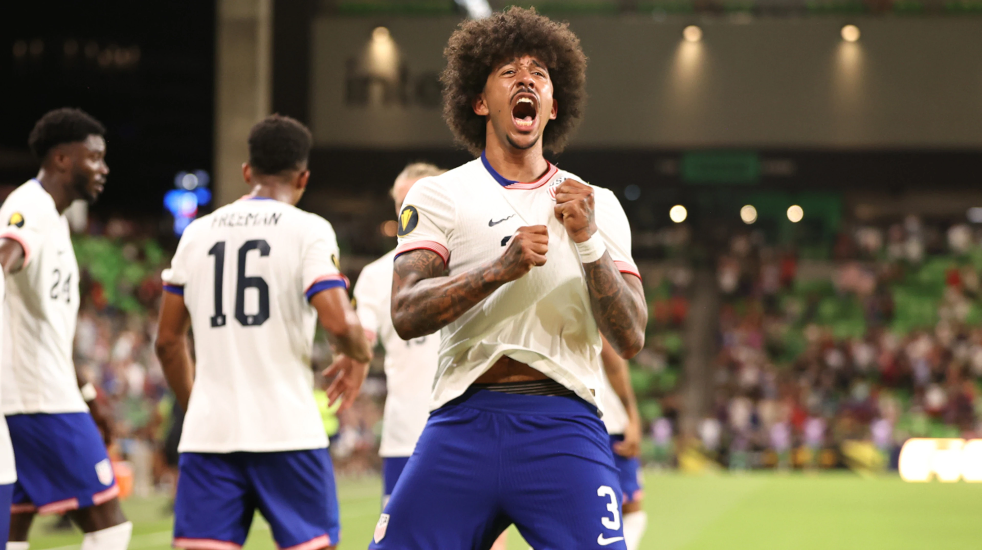 Richards strike gives USA spot in Gold Cup quarters