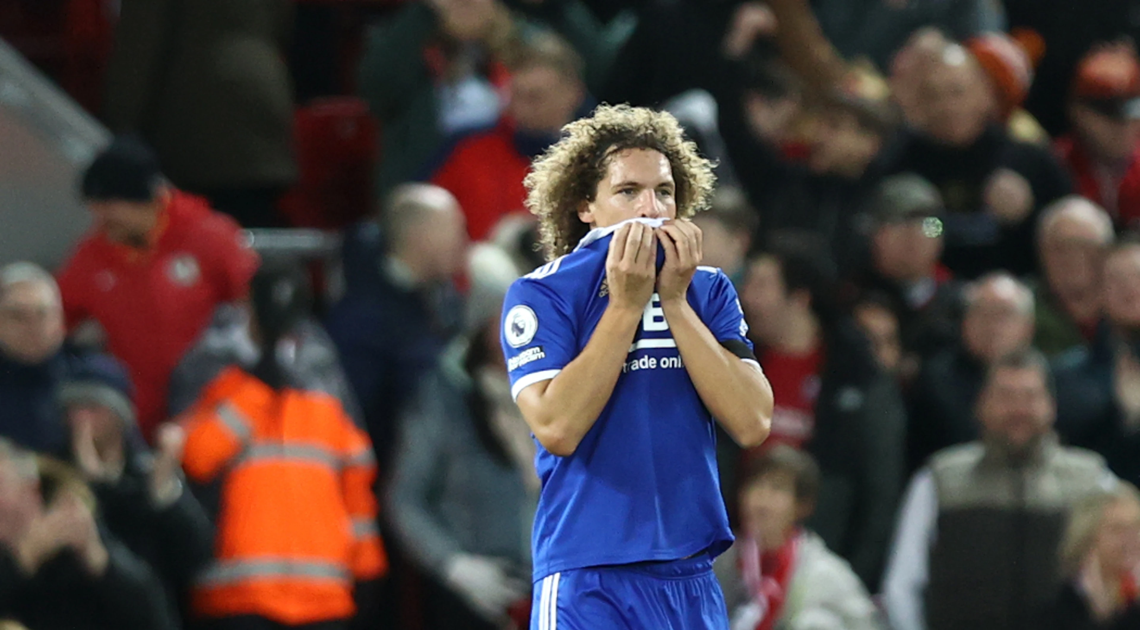 Klopp sympathises with Leicester's Faes after two own goals gift Liverpool win