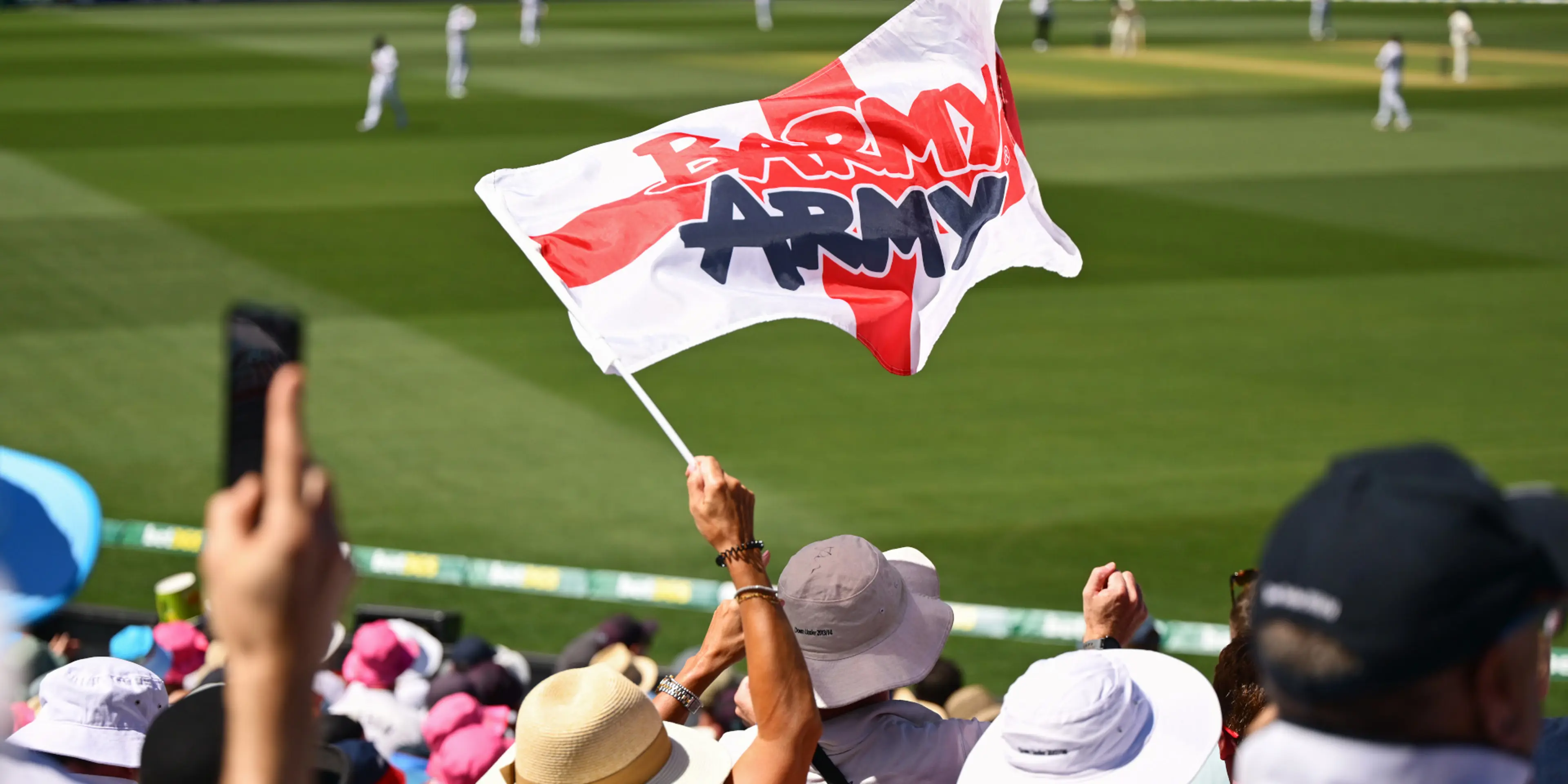 Barmy Army earns praise for litter-picking