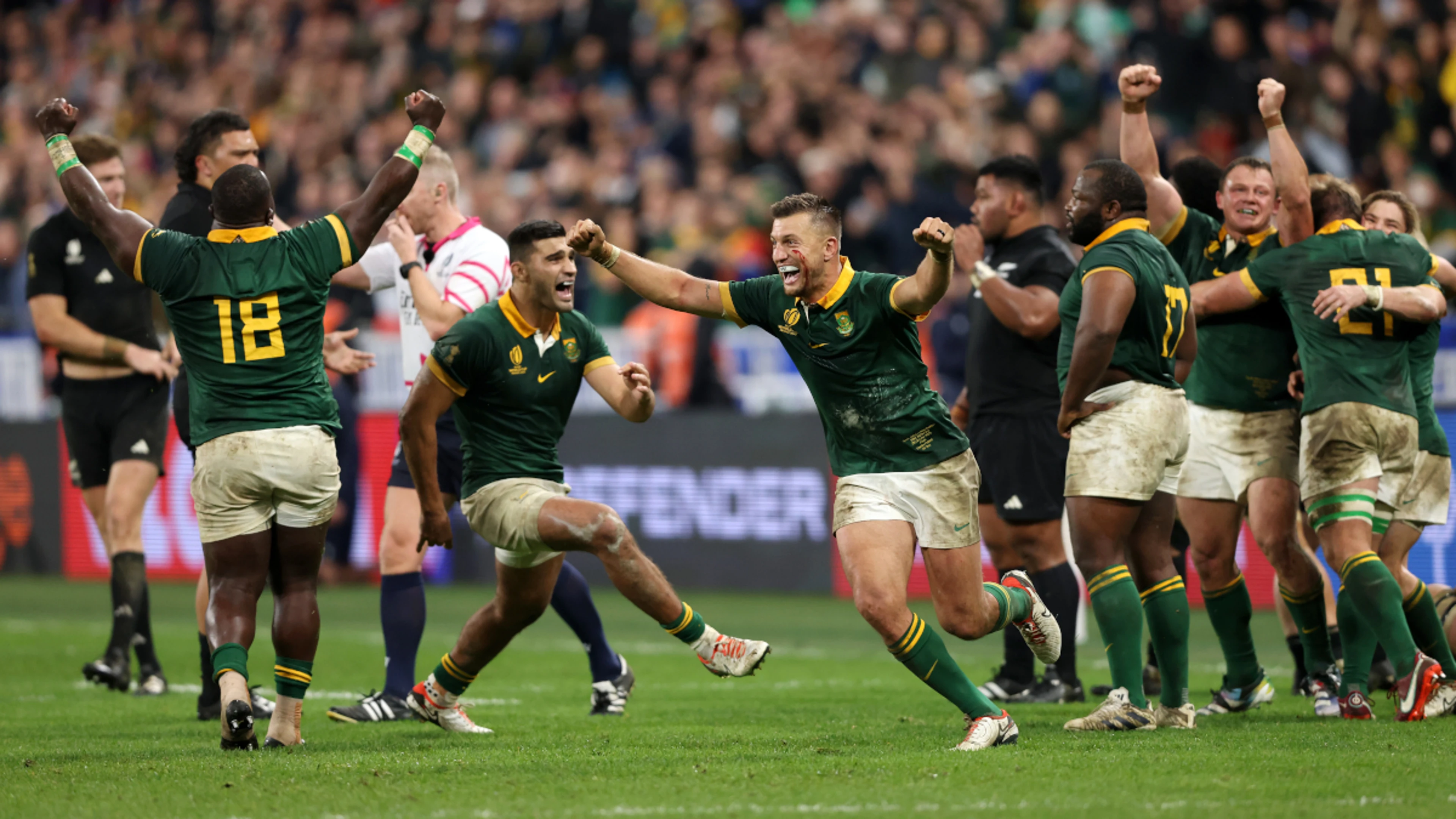South Africa beat New Zealand to win record fourth Rugby World Cup