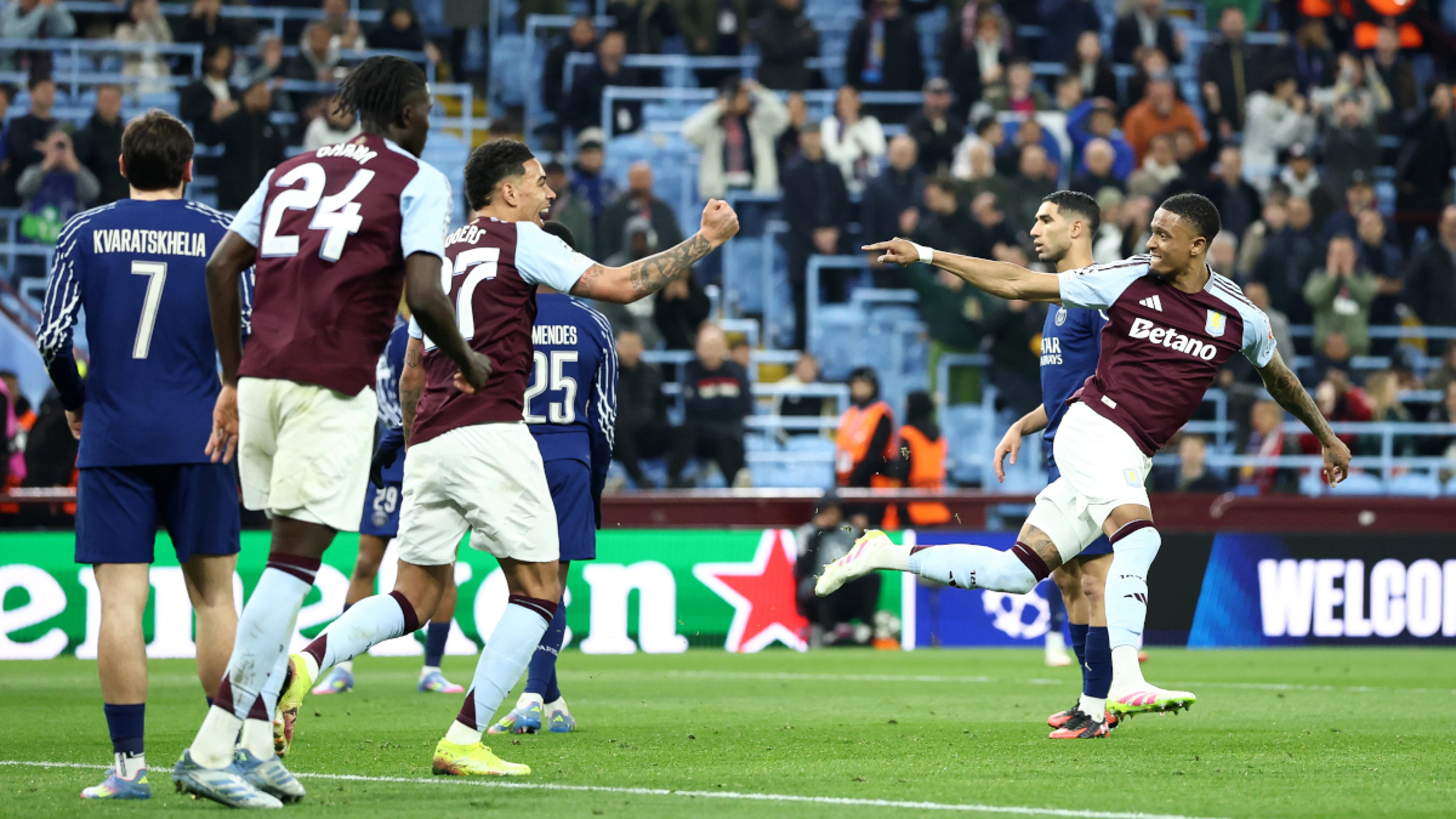 'We had nothing to lose', says Konsa of Villa's PSG fightback