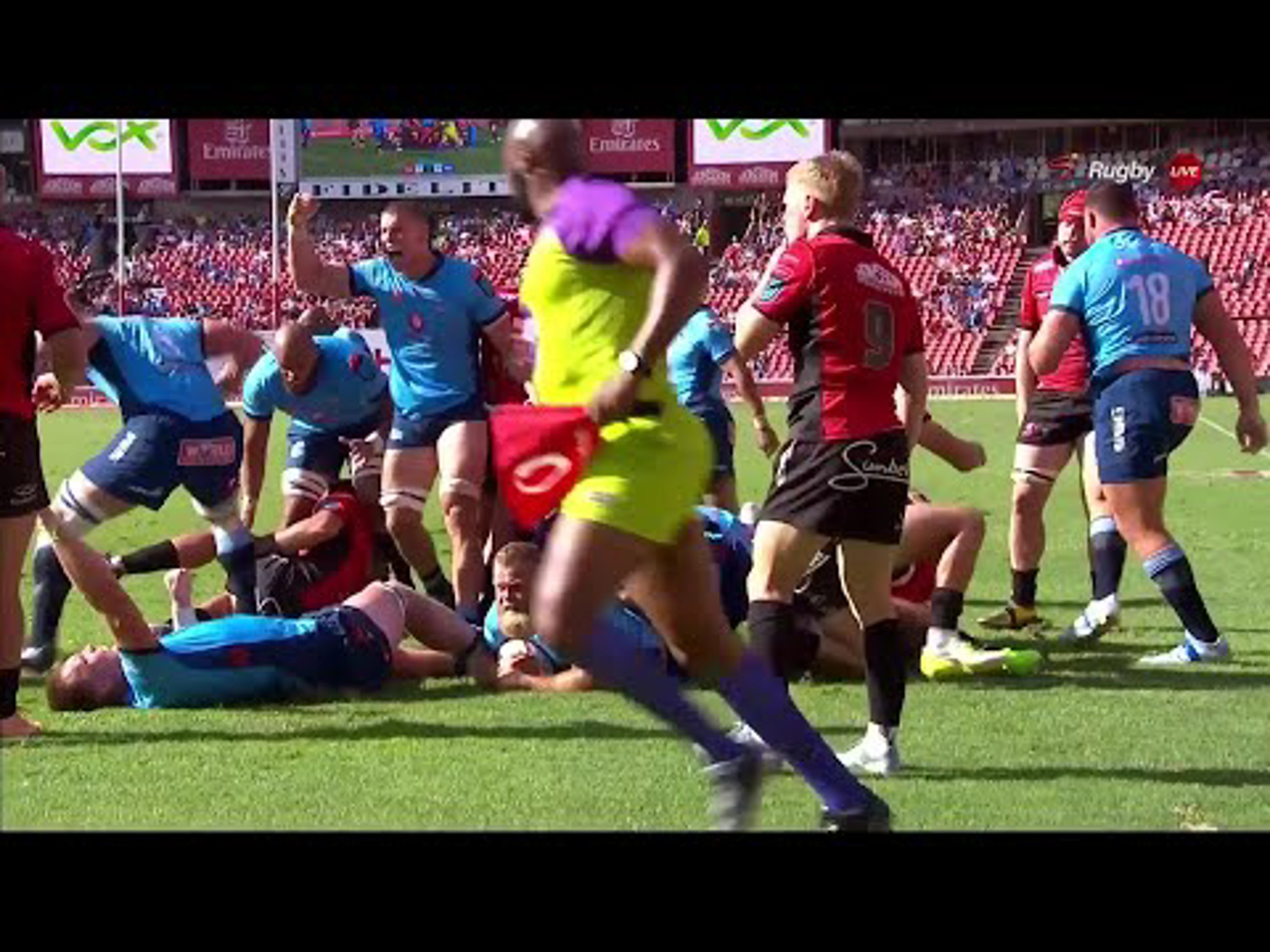 Akker van der Merwe | 70ᵗʰ Minute Try v Lions