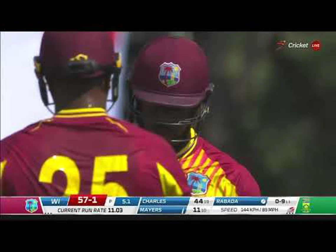 Kyle Mayers 51 | South Africa v West Indies | 2nd T20