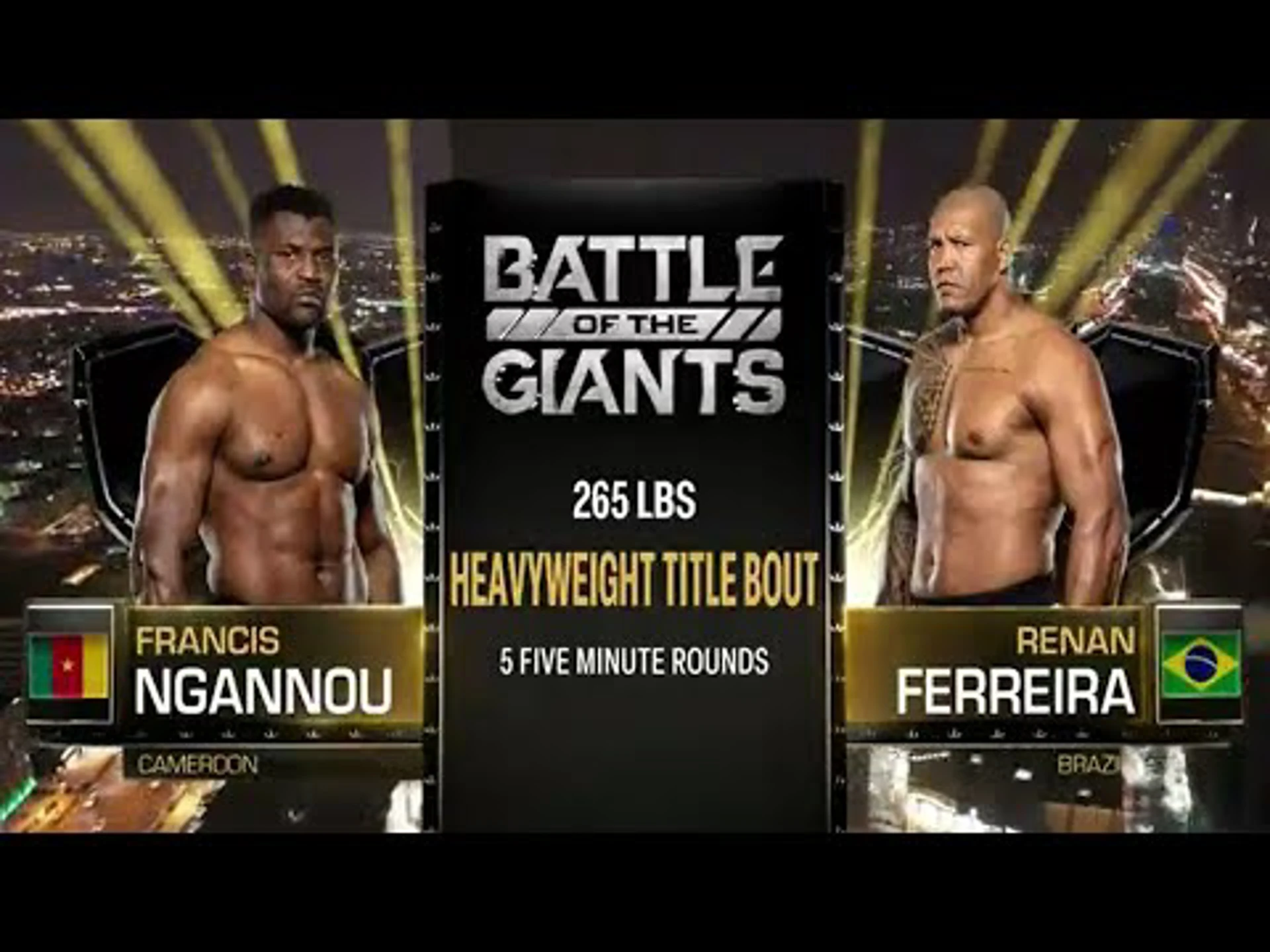 Francis Ngannou v Renan Ferreira | Battle of the Giants | Heavyweight Bout