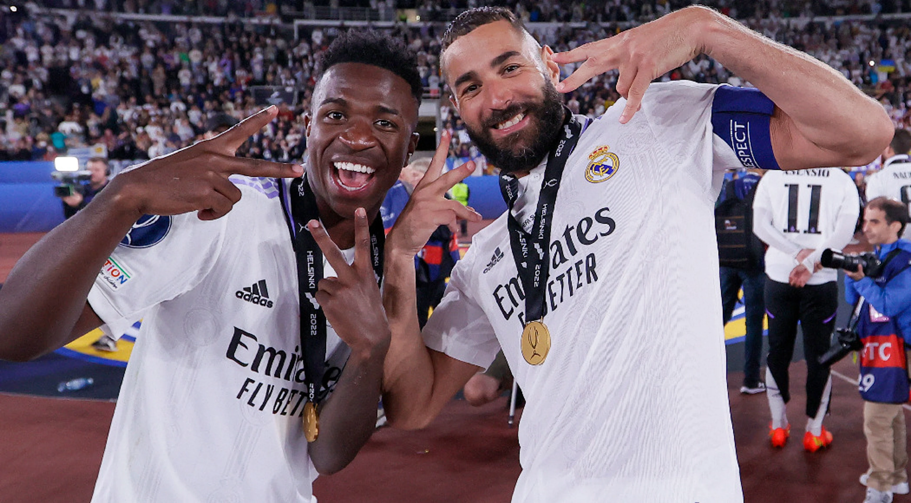 Real bank on Benzema-Vinicius partnership