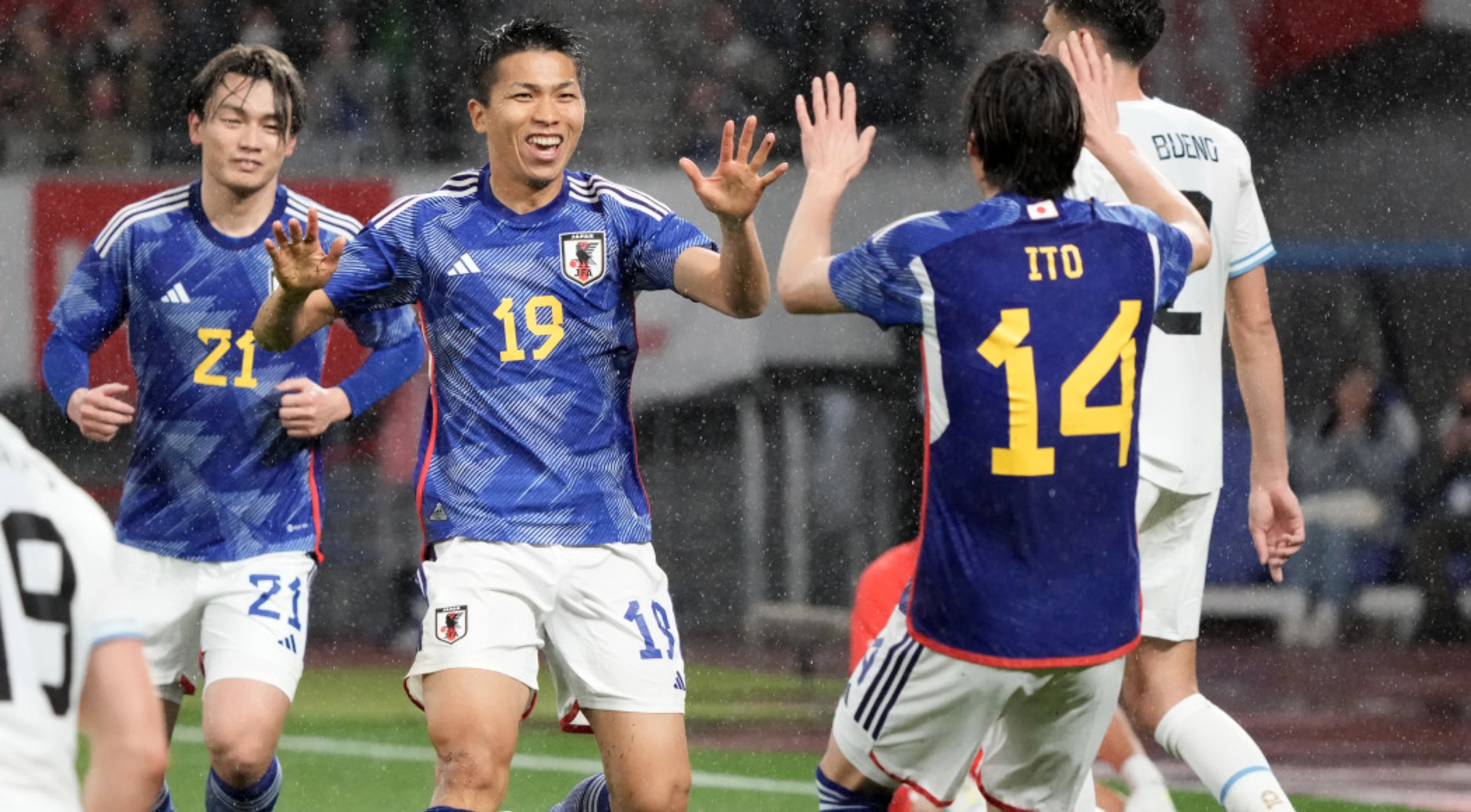 Super-sub Nishimura nabs draw for Japan against Uruguay