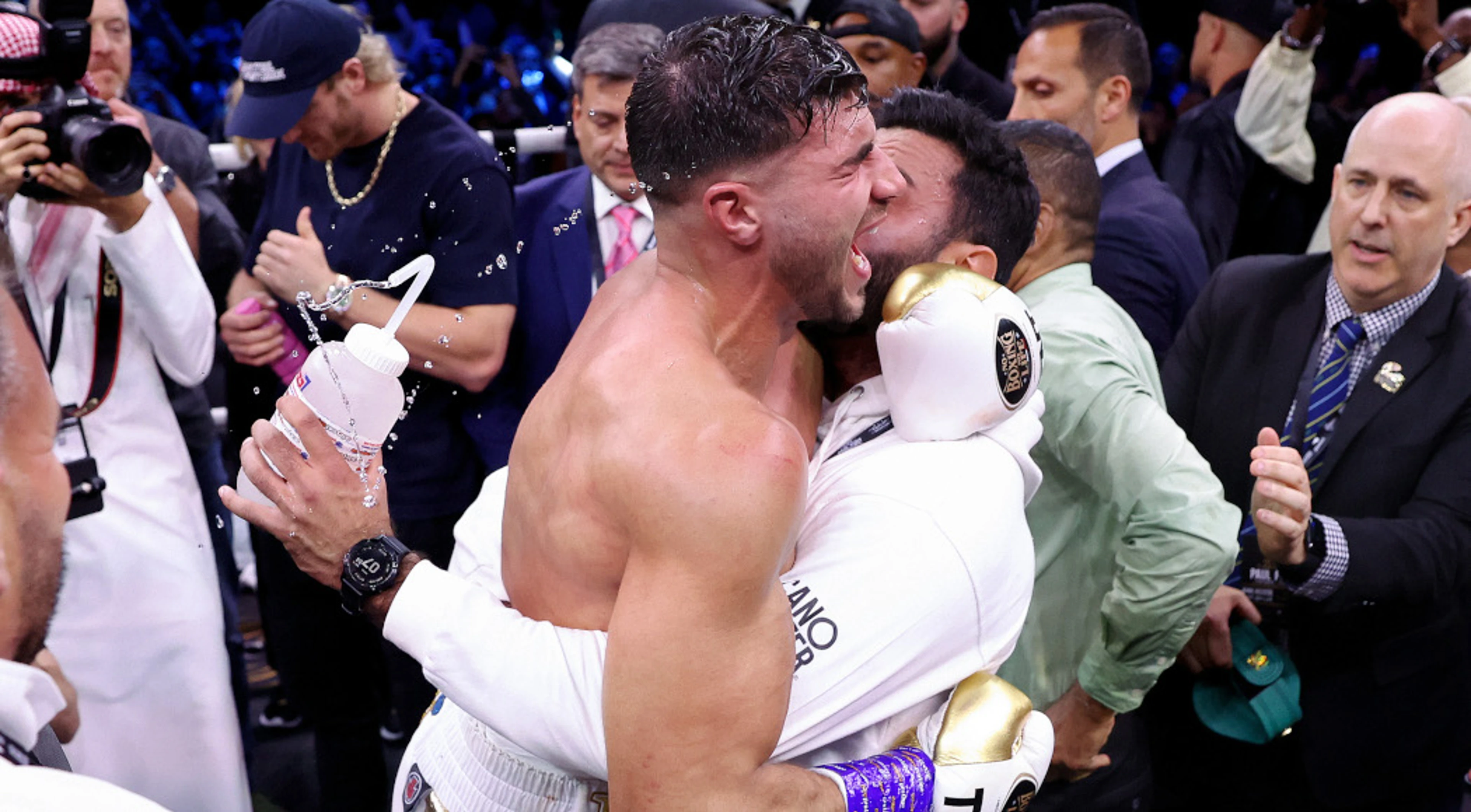 Love Island's Fury topples youtuber Paul in Saudi boxing showdown