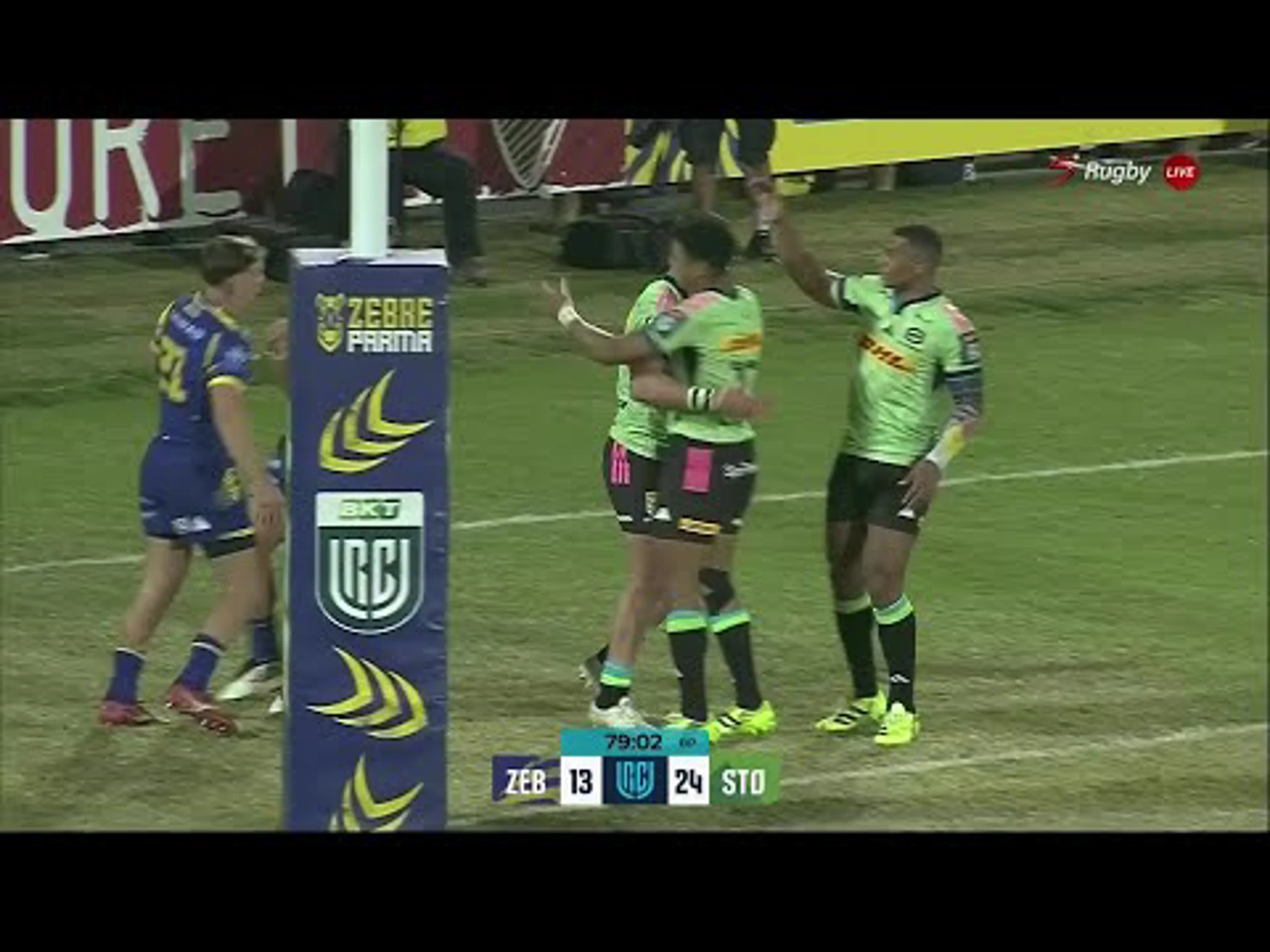 Ruhan Nel | 80ᵗʰ Minute Try v Zebre Parma
