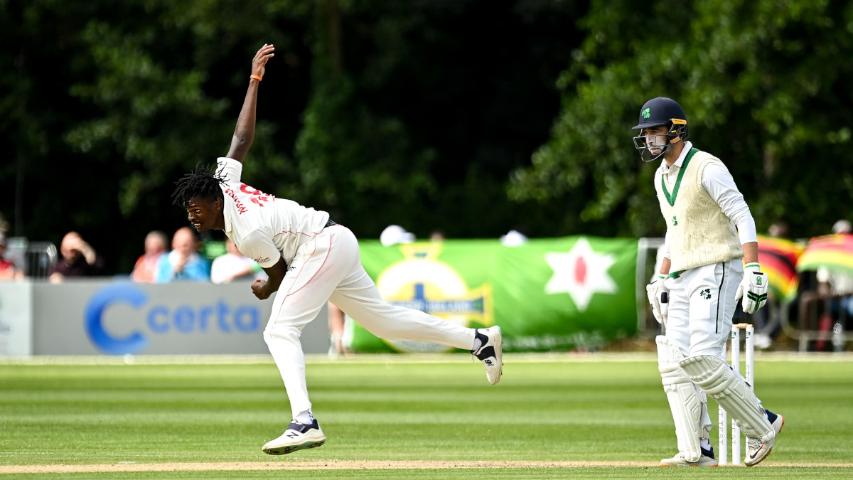 Four-wicket Ngarava puts Zimbabwe on top in Ireland test
