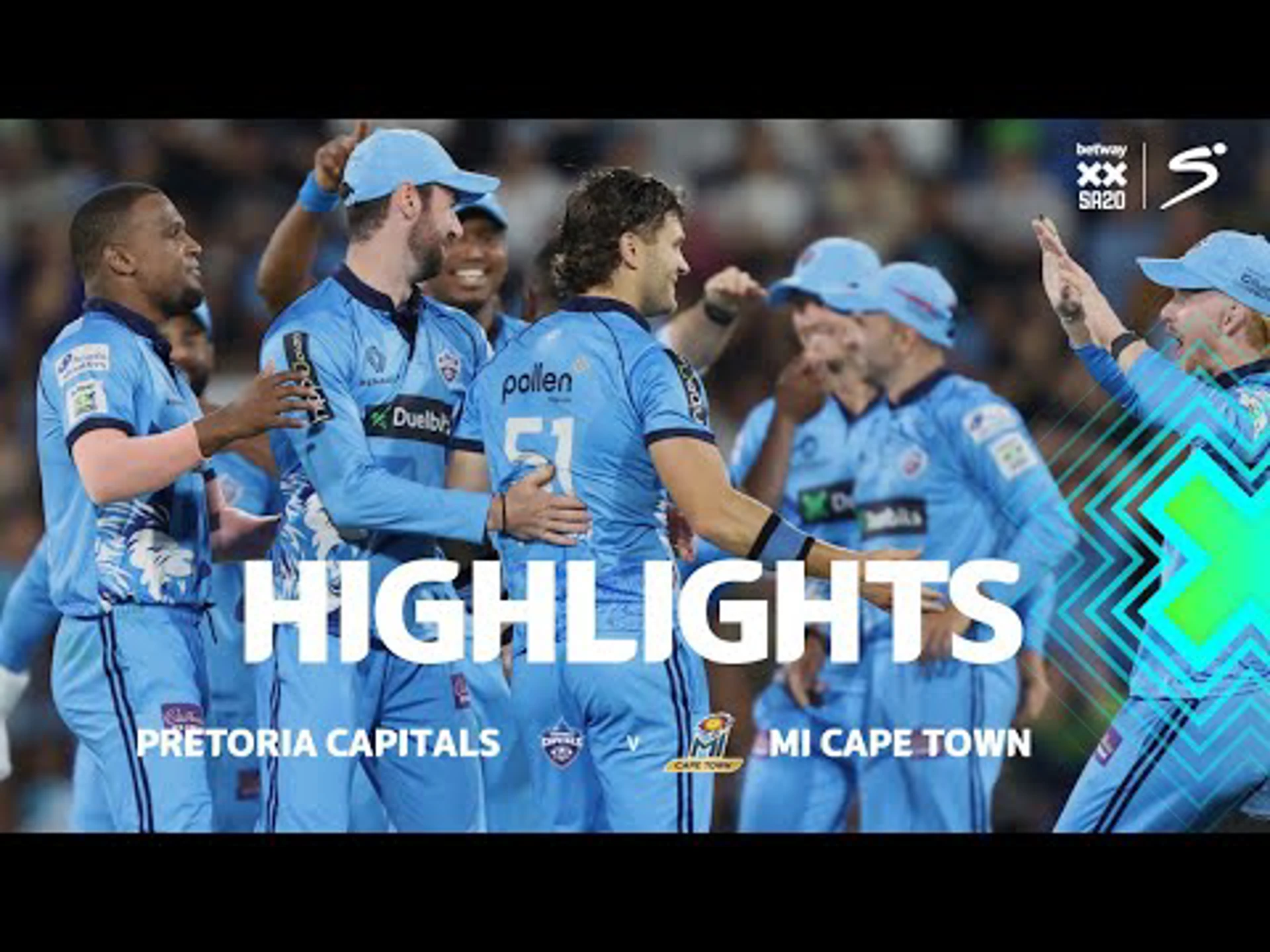 Pretoria Capitals v MI Cape Town | Short Highlights | Betway SA20