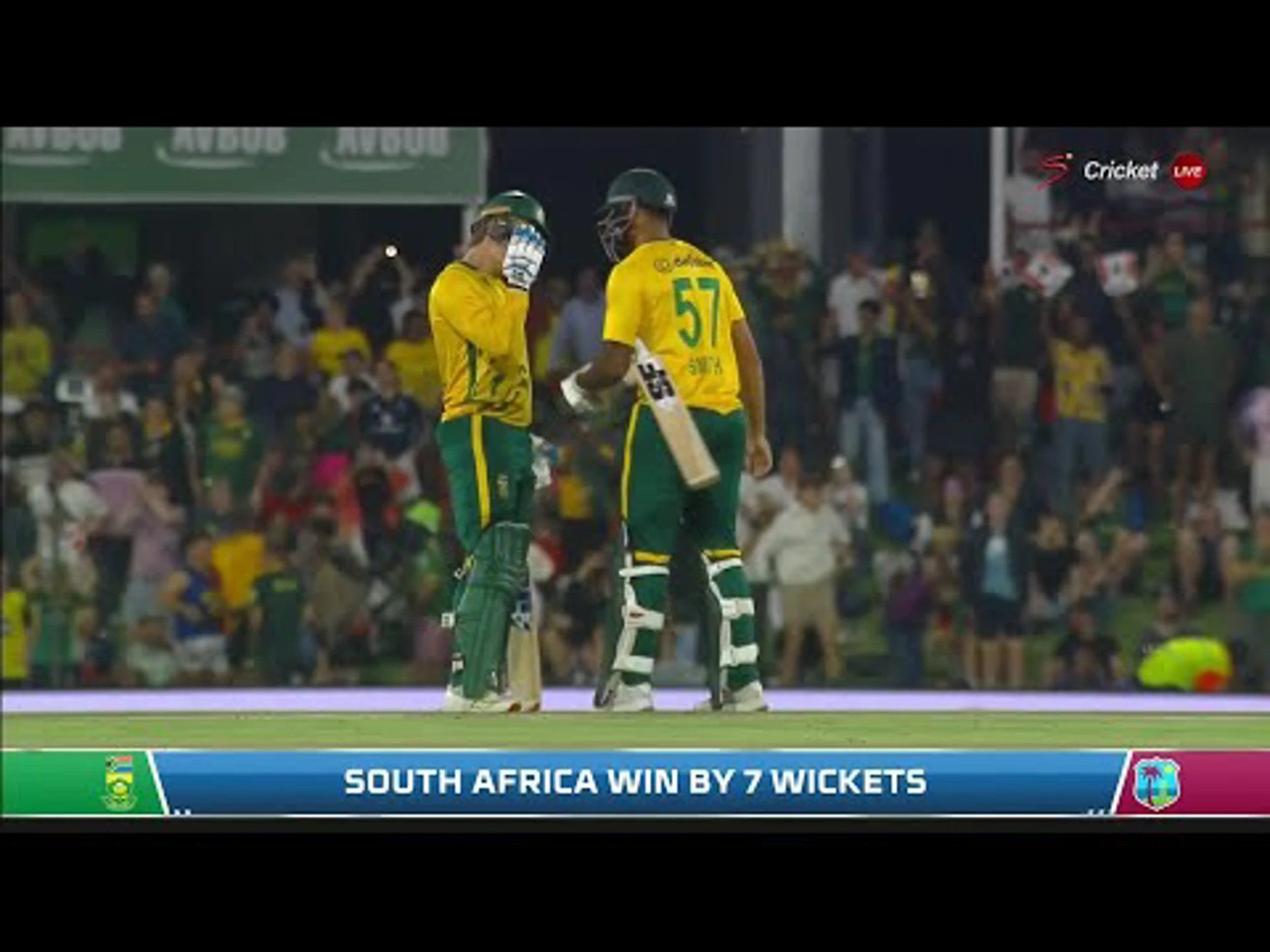 South Africa v West Indies | 2nd T20 | Short Highlights