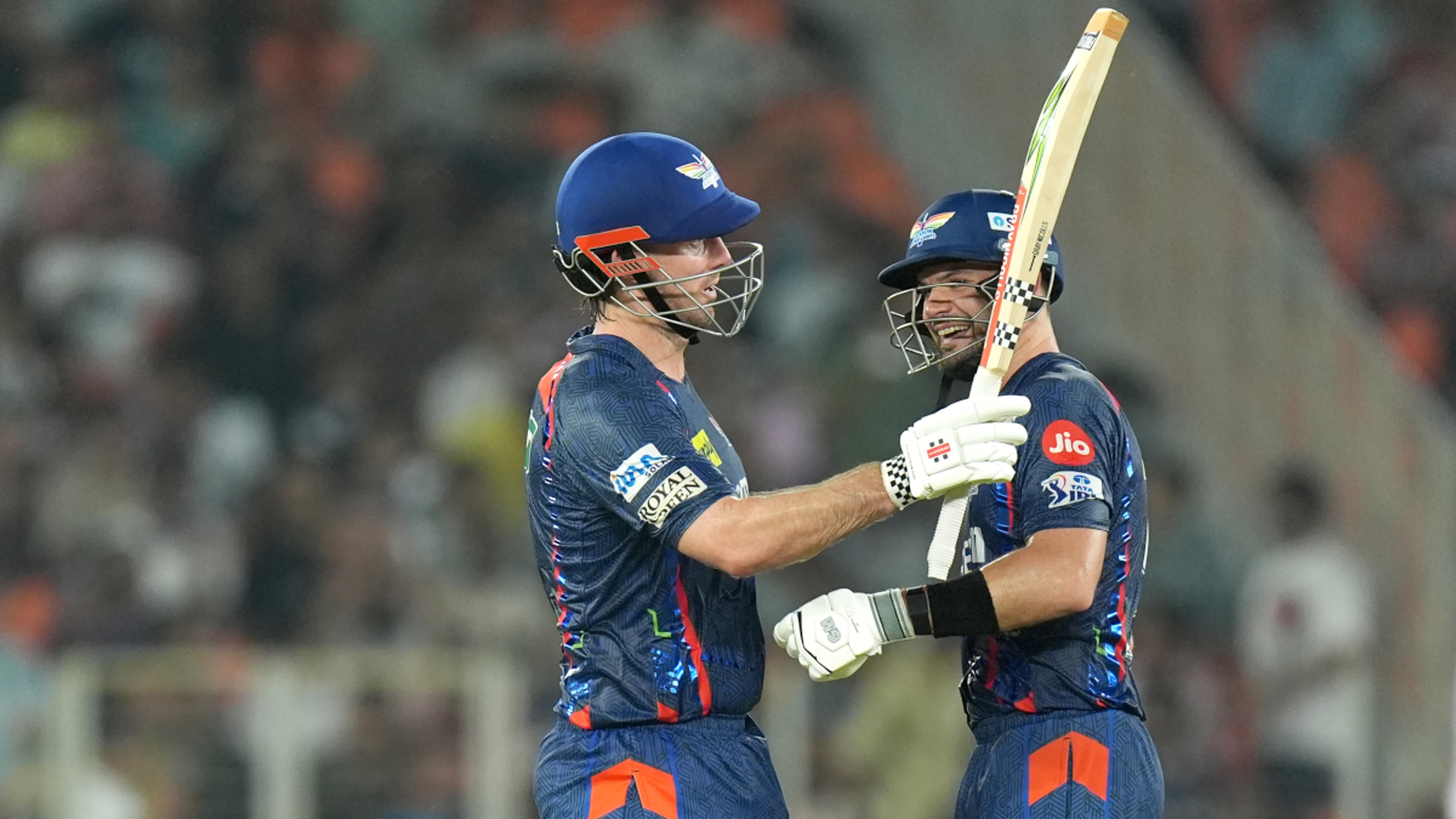 Marsh century helps Lucknow best Gujarat in high-scoring IPL clash