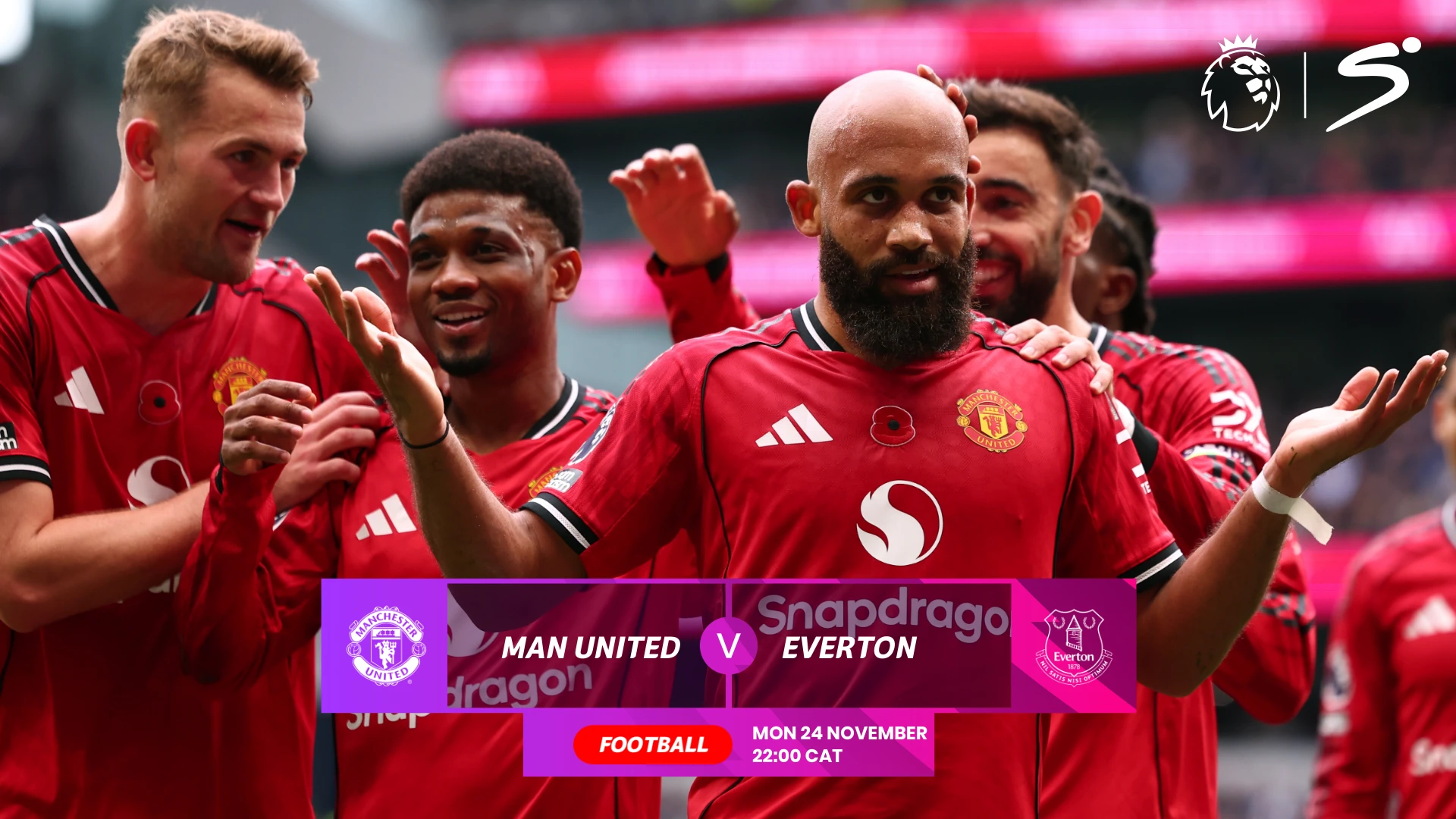 Red Devils aim to extend dominance as Everton chase rare Old Trafford upset