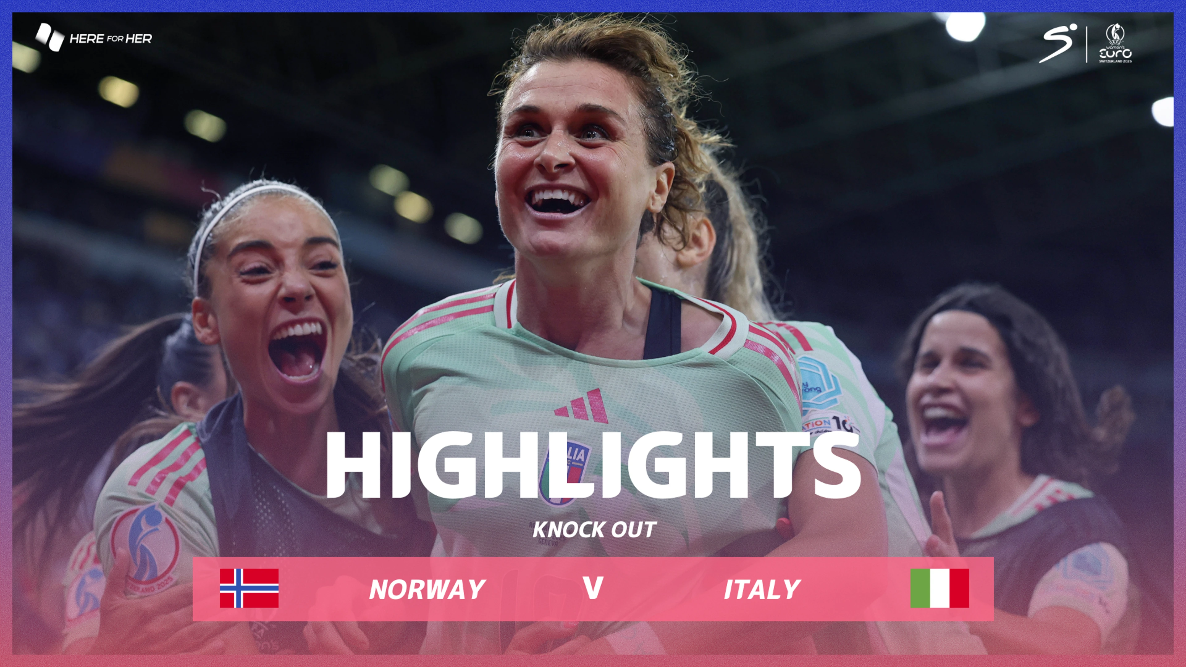 Norway v Italy | Match Highlights | UEFA Women's Euro