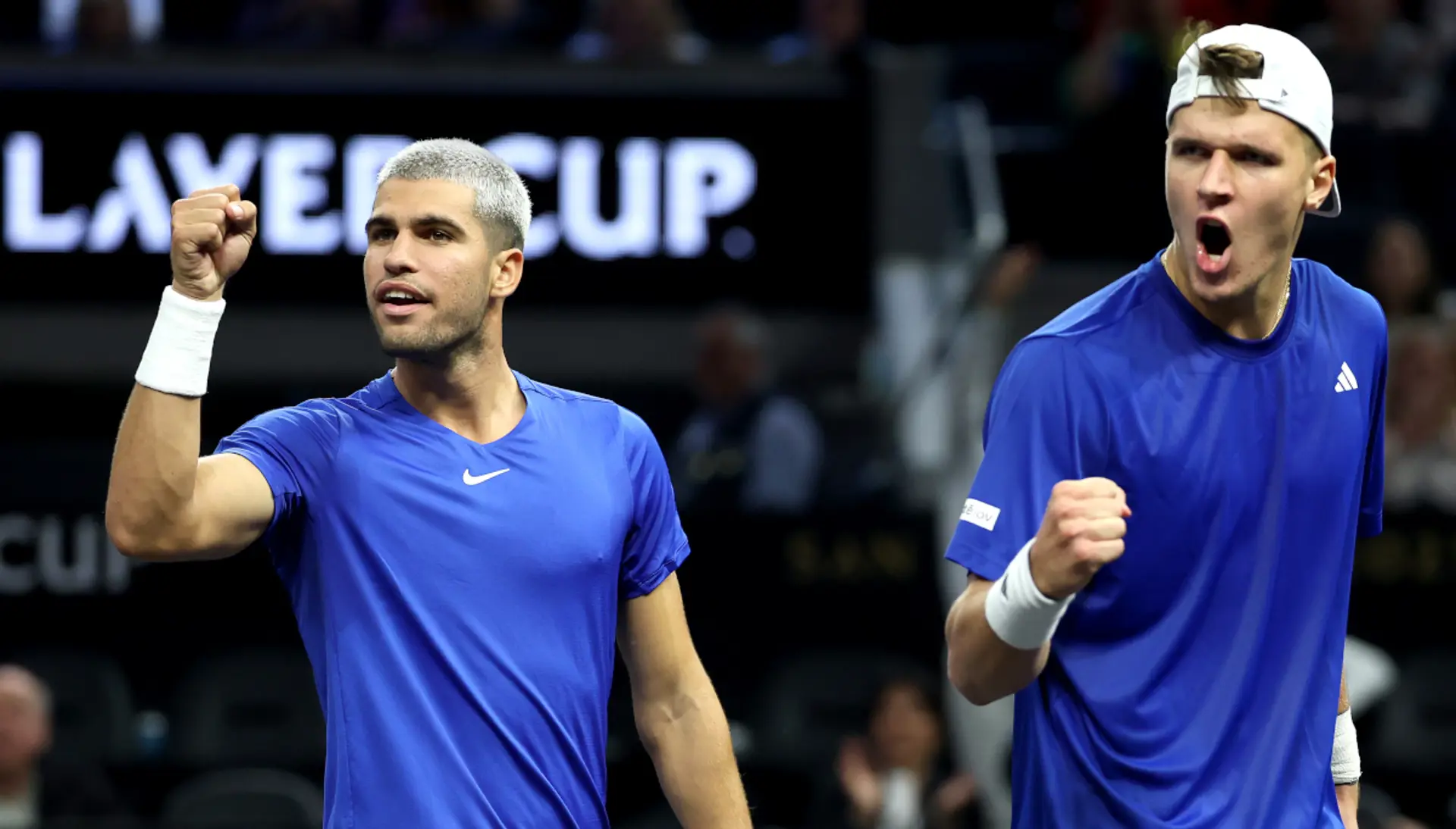 Europe lead Team World 3-1 after Laver Cup Day 1