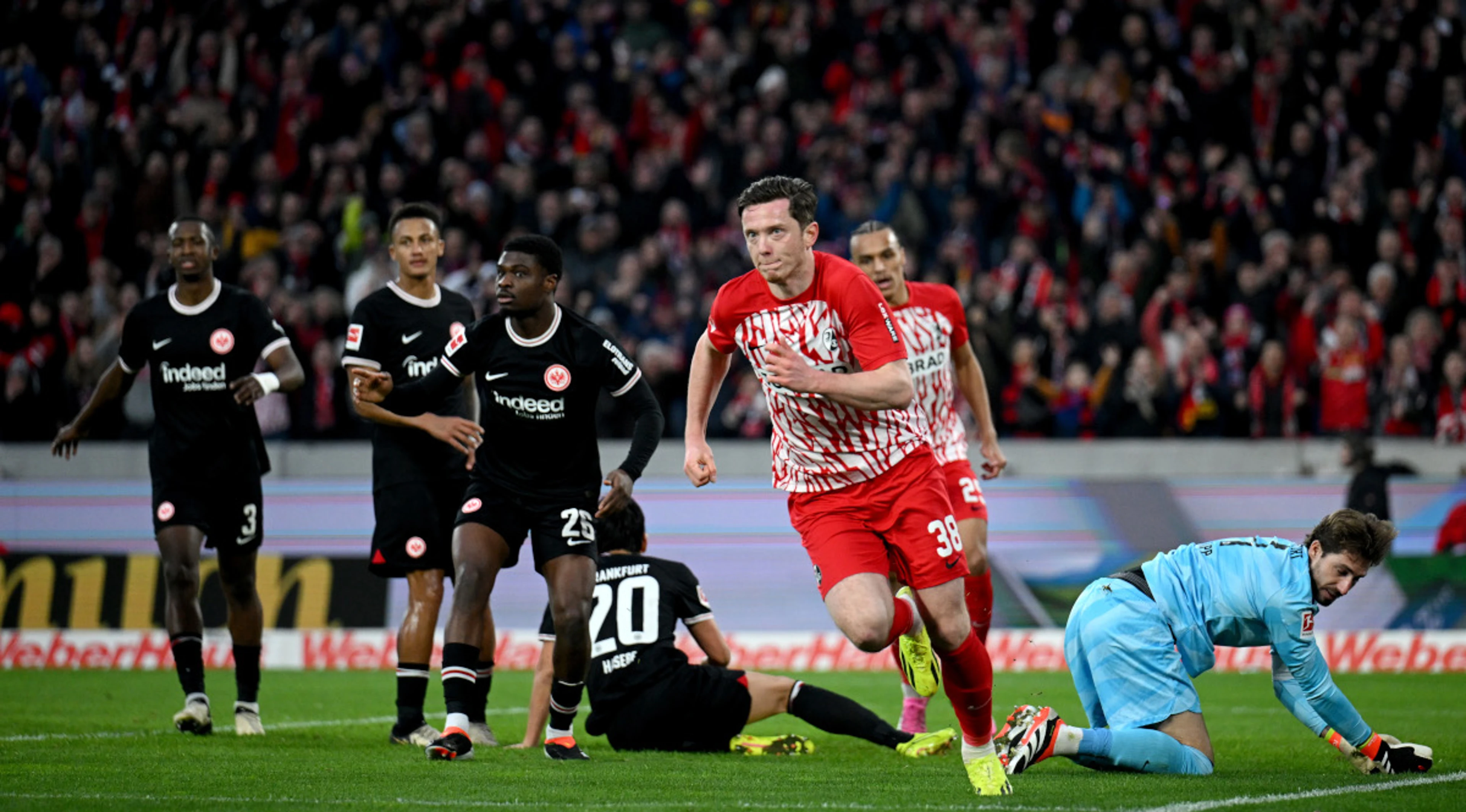 Gregoritsch snatches Freiburg late draw against Frankfurt