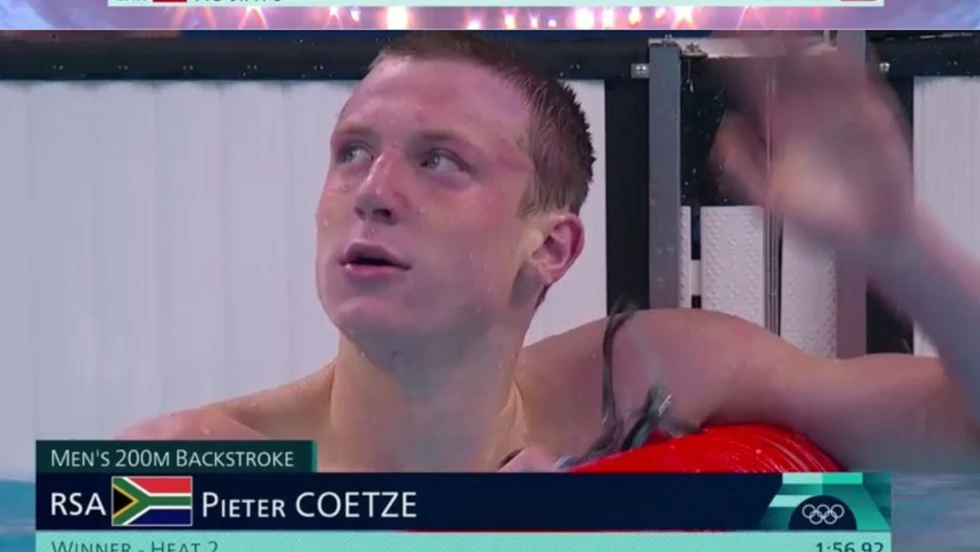 Pieter Coetze Men's 200m Backstroke Heat 2 Men's Olympics