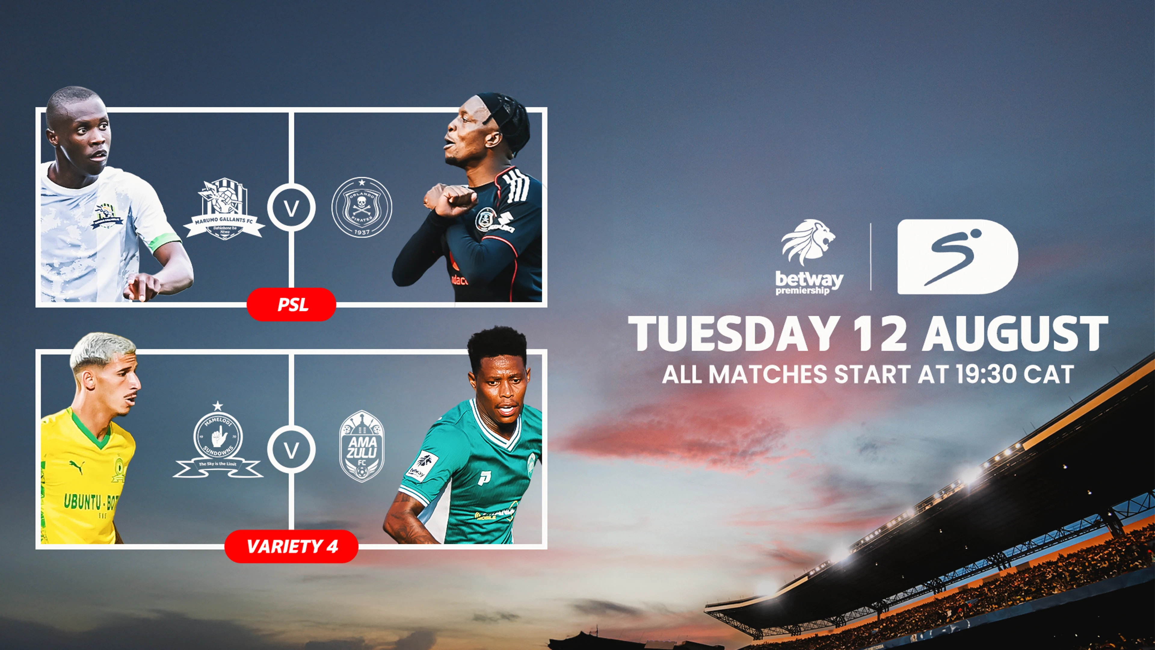 All clubs return to action in Betway Premiership midweek matches