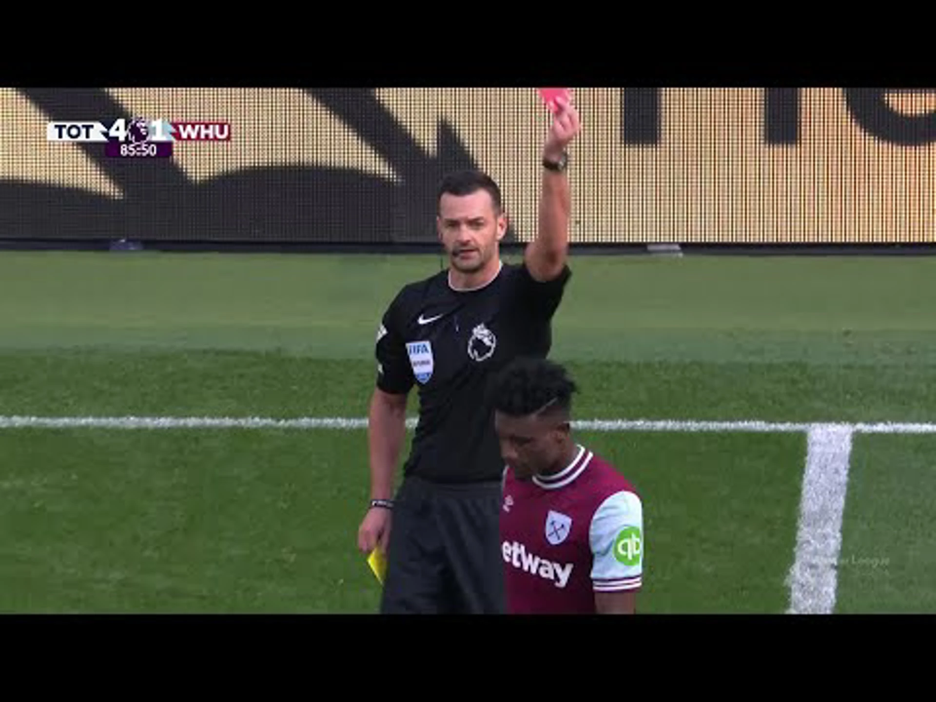 Mohammed Kudus | 86ᵗʰ Minute Red Card v Tottenham