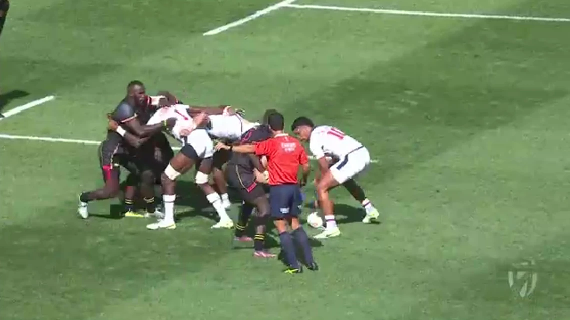 World Rugby HSBC Sevens Series Cape Town | Pool D | USA v Uganda | Highlights