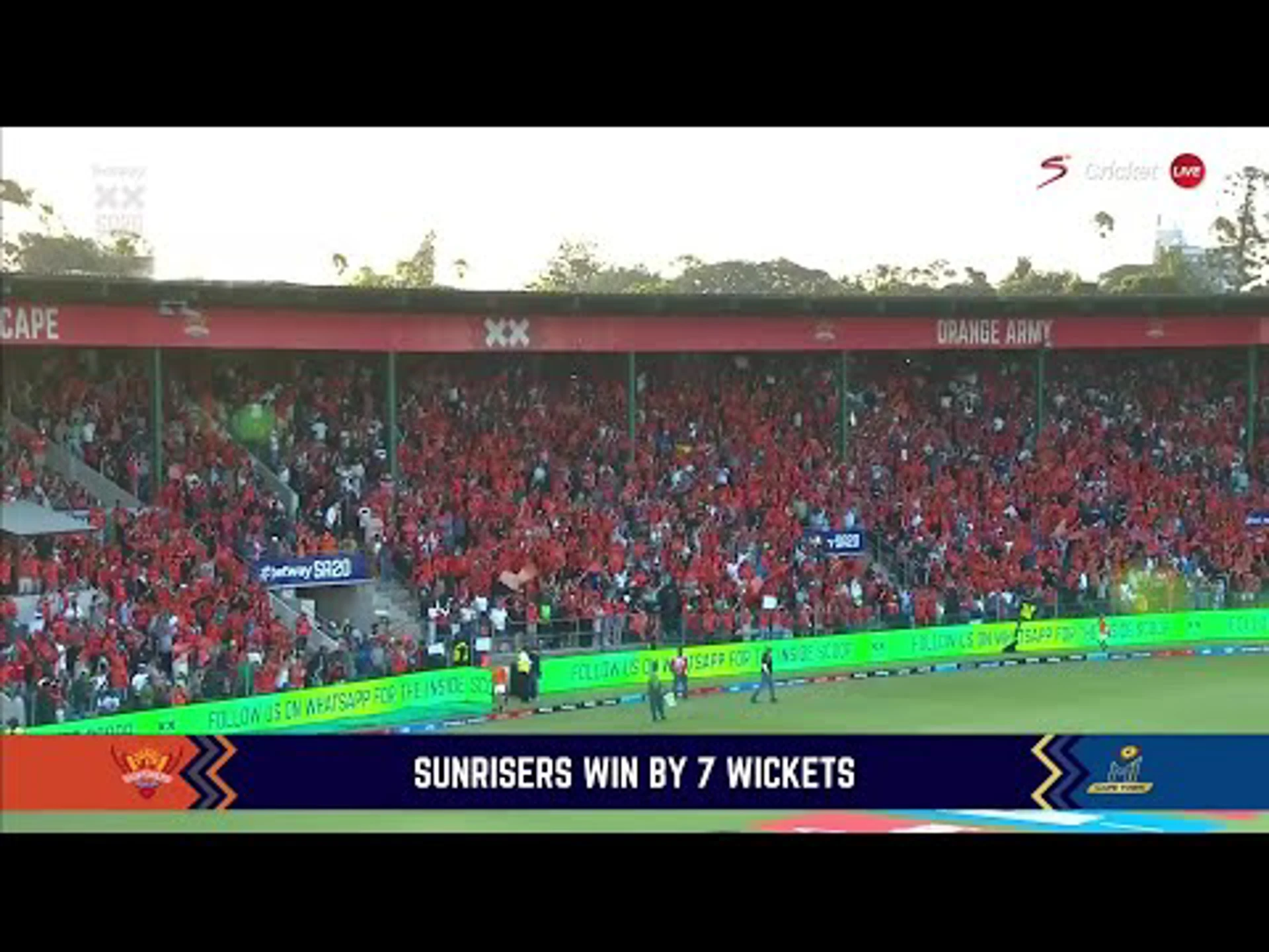 Sunrisers Eastern Cape v MI Cape Town | Betway SA20 | Short Highlights
