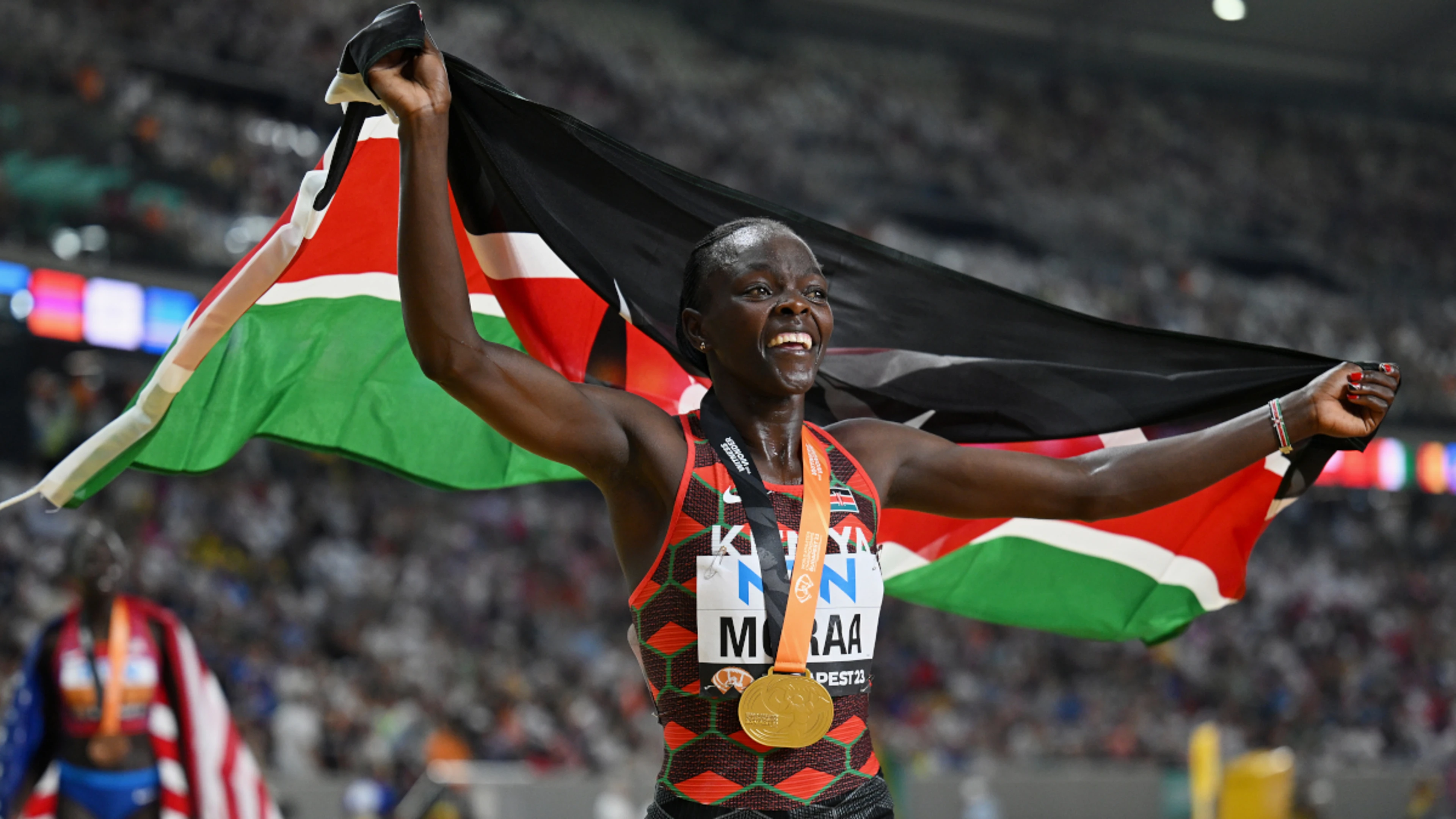 Moraa dances her way to another Kenyan gold on final night in Budapest