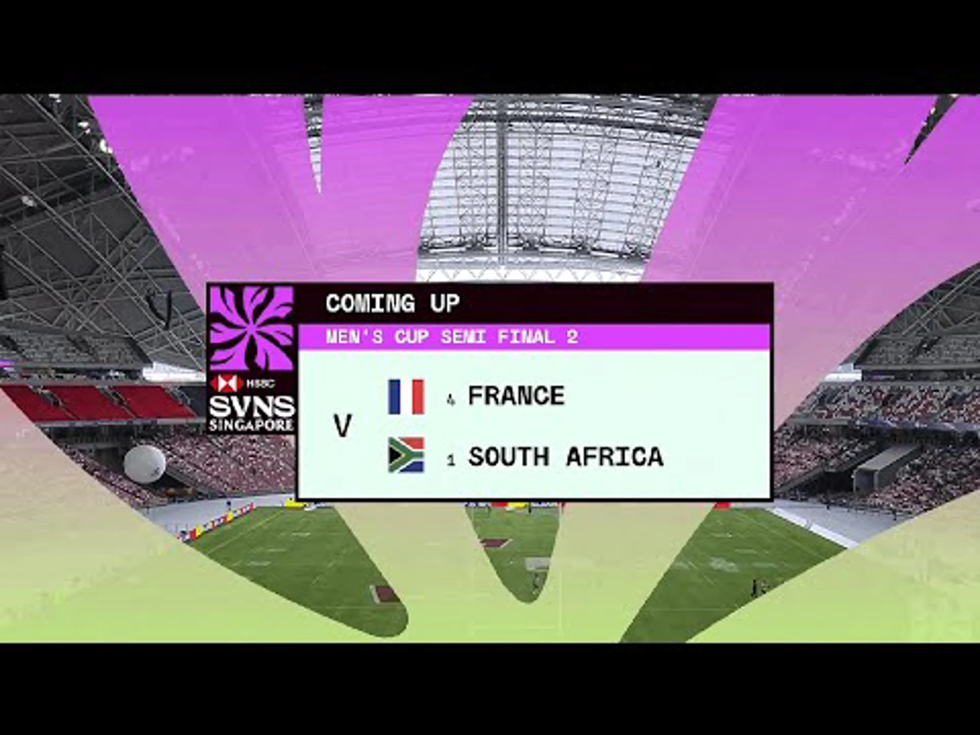 South Africa v France | SF2 Highlights | World Rugby HSBC Sevens Series Singapore