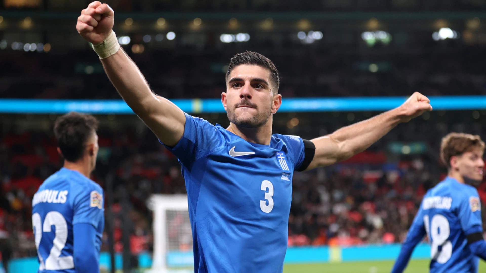 Pavlidis double seals famous win for Greece over England