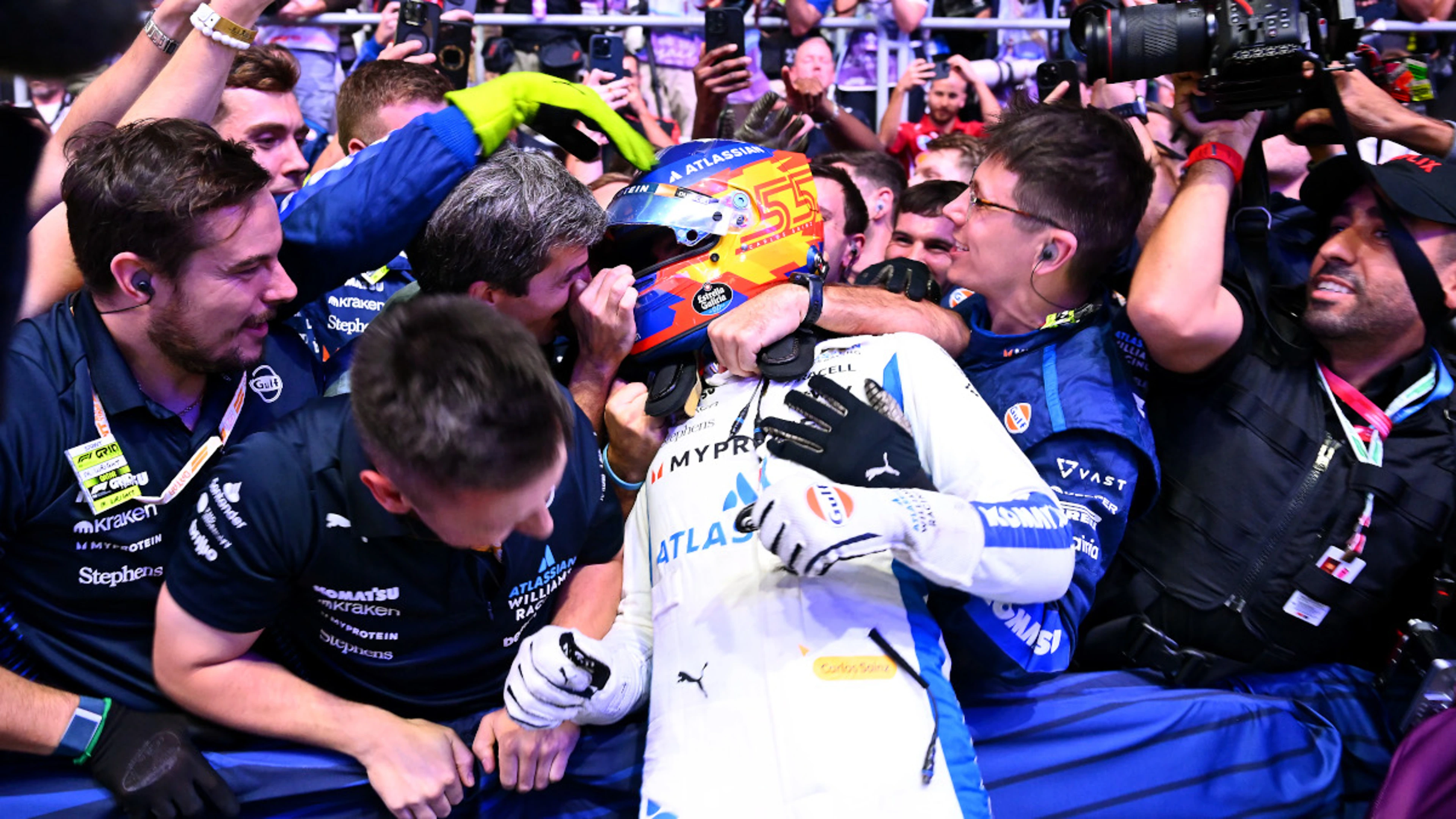 Sainz secures fifth place for Williams in constructors' standings