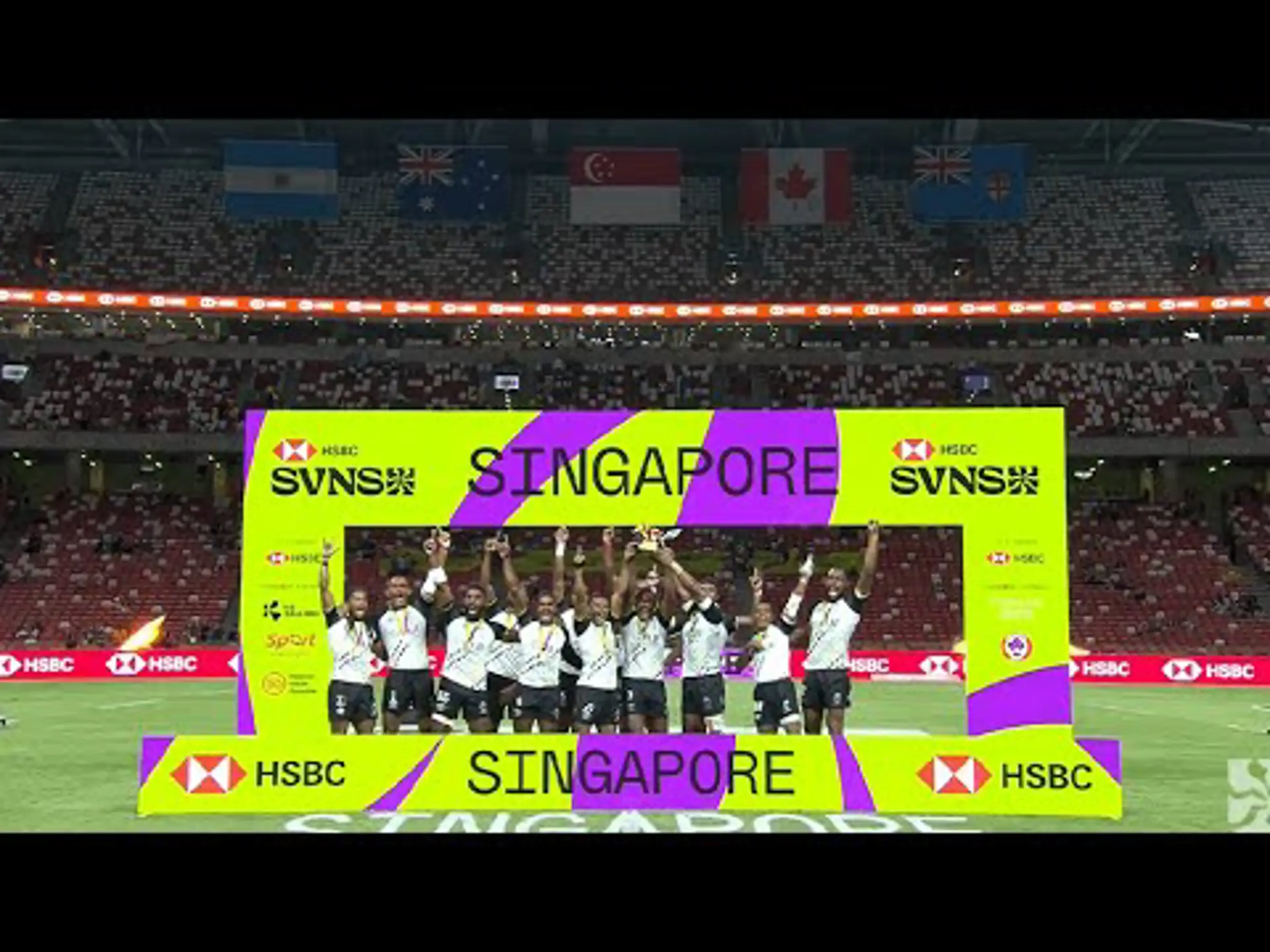 Fiji v France | Final Highlights | World Rugby HSBC Sevens Series Singapore